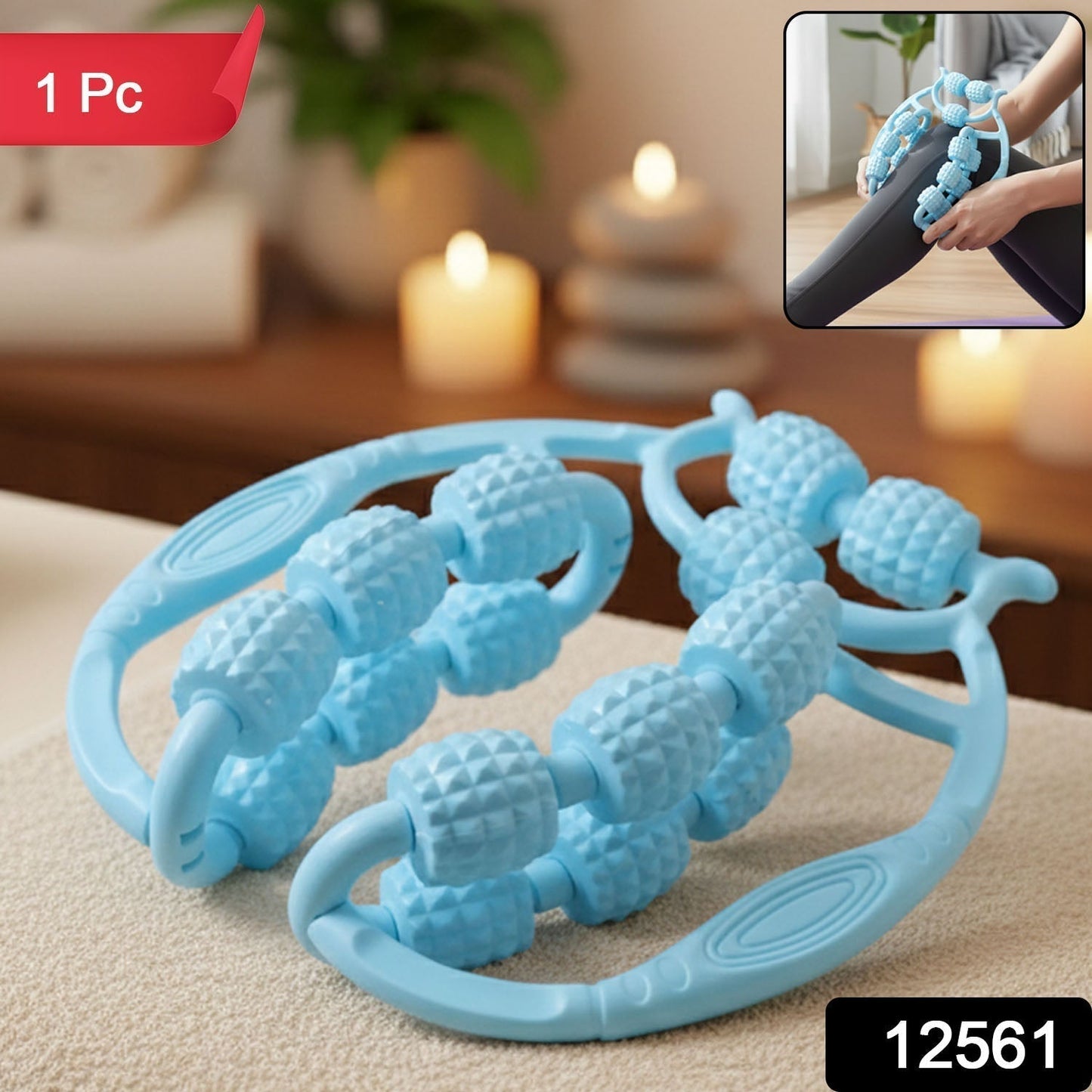 Double Massage Relax Roller (1 Pc)