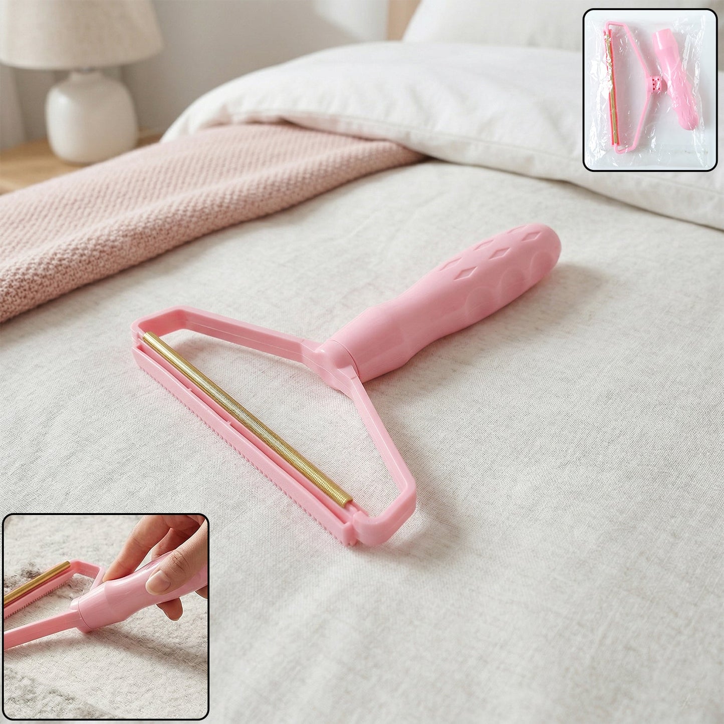 Reusable Lint Remover Fabric Hair Remover Roller (1 Pc)