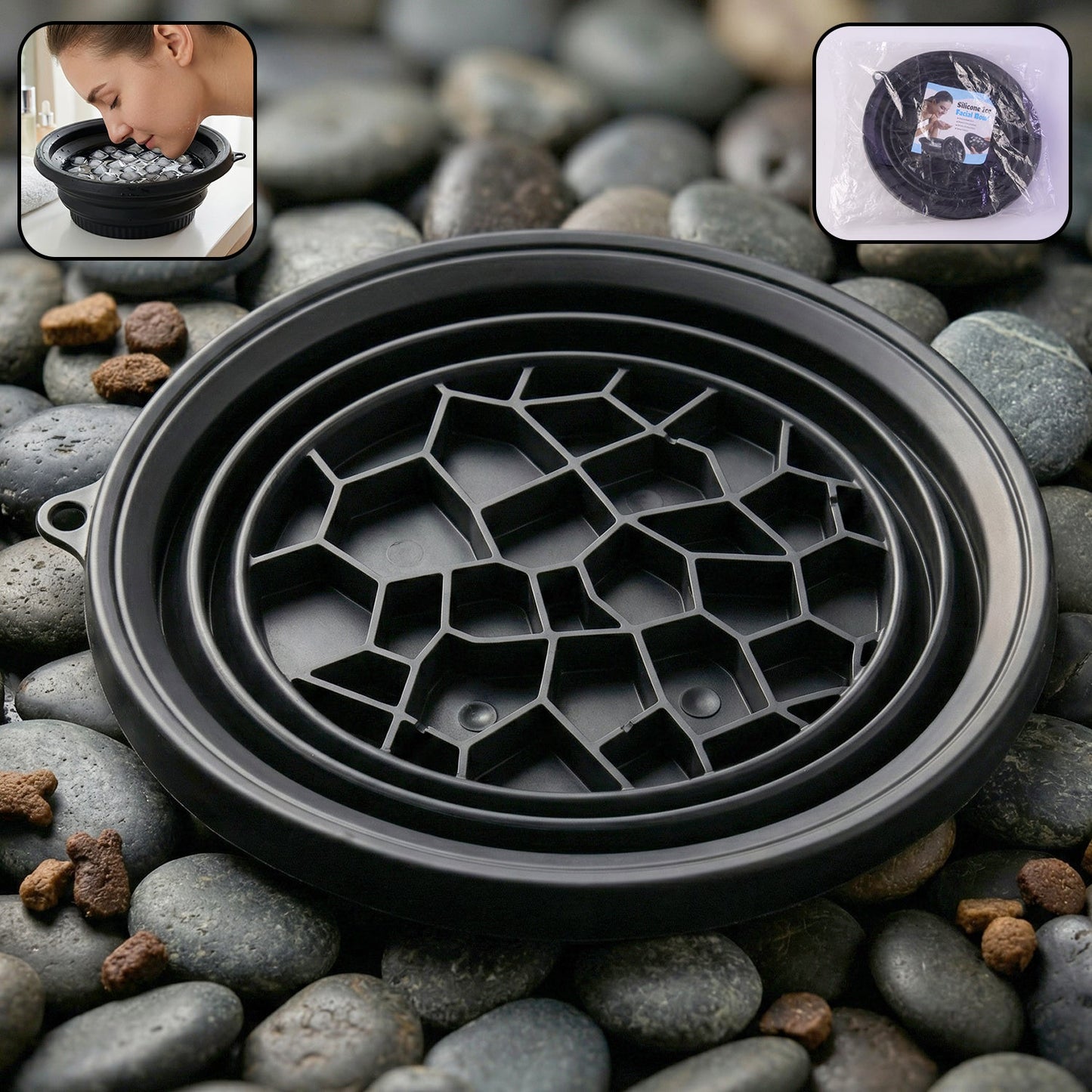 Facial Ice Bowl for Skin Care Ice Therapy Face Cooling Mold (1 Pc)