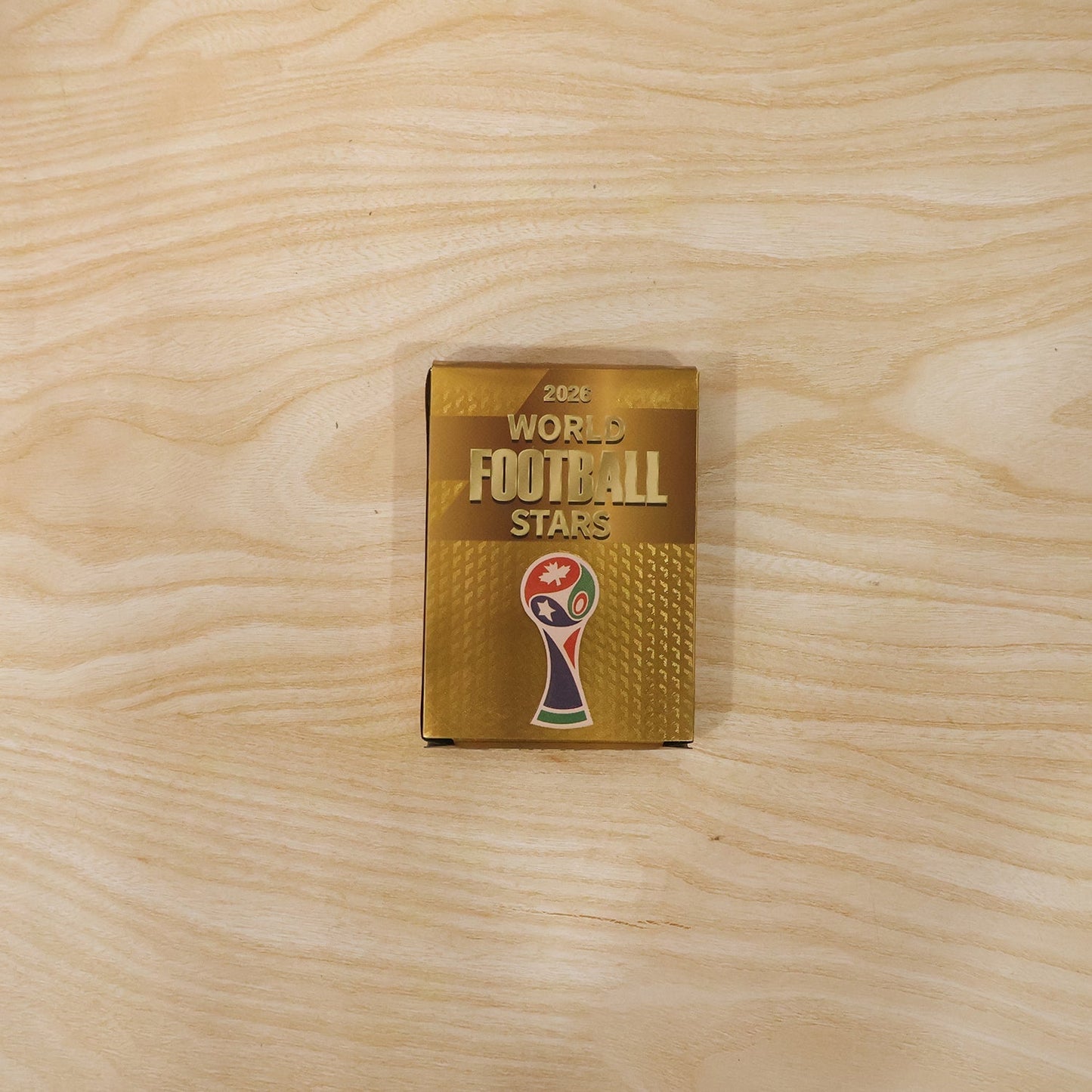 World Football Stars Card Set -Includes 1 Set of Football Player Trading Cards