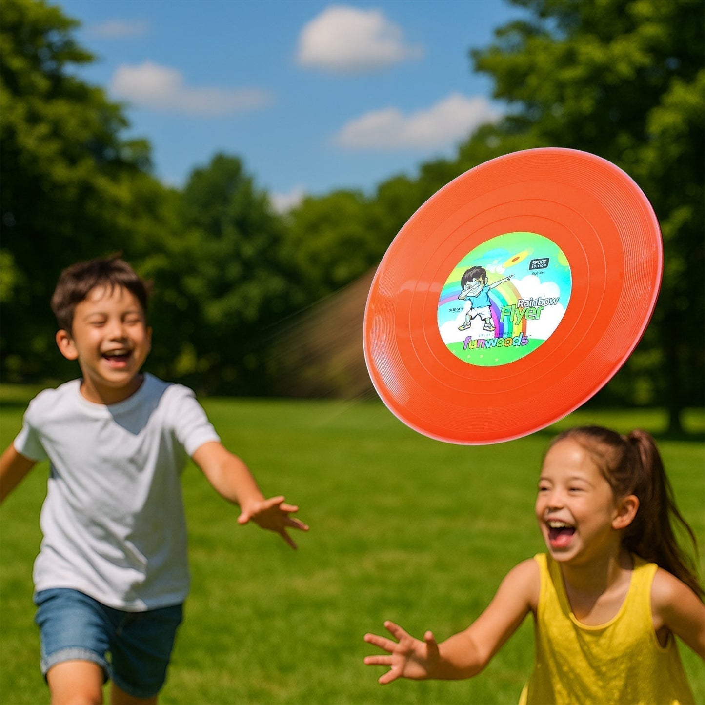 Funwoods Big Outdoor Flying Disc Throw & Catch Game Toy (1 Pc)