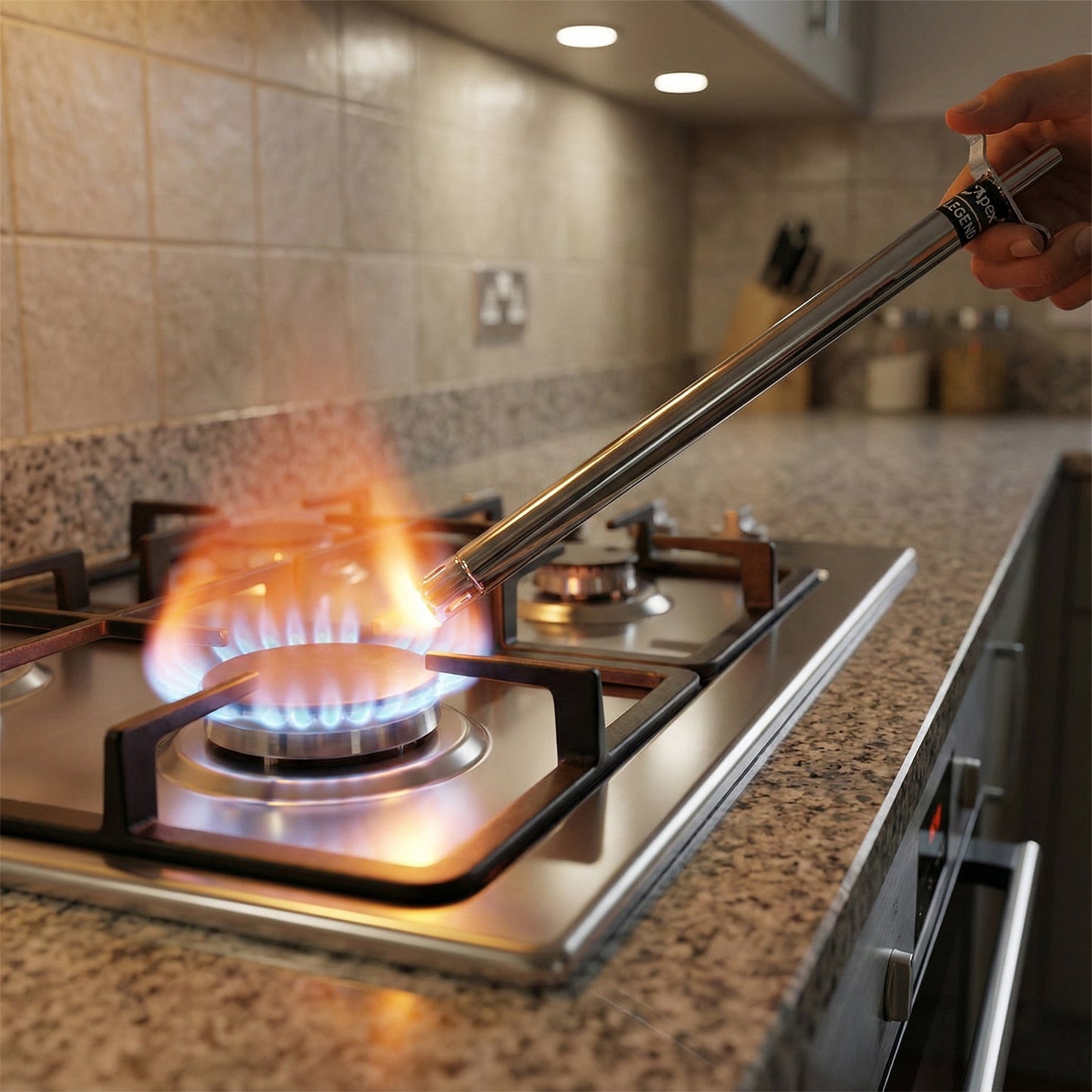 Extra-Long Stainless-Steel Gas Stove Lighter (1.5 Feet Length)
