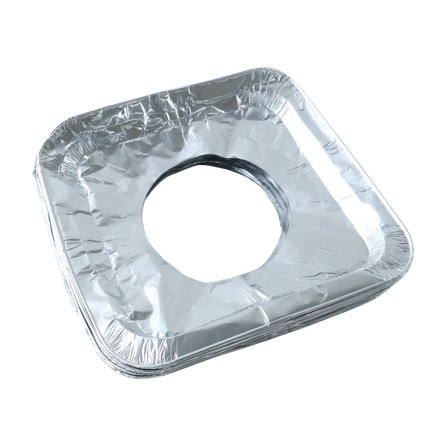 Aluminium Gas Stove Protector Covers (10 Pc, 23x23 cm)