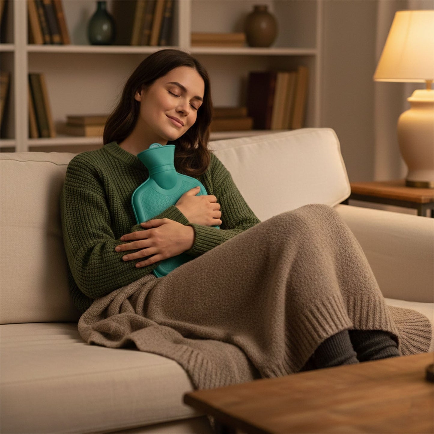 Reusable Hot Water Bottle (26 × 15.5 cm, 1 Pc)