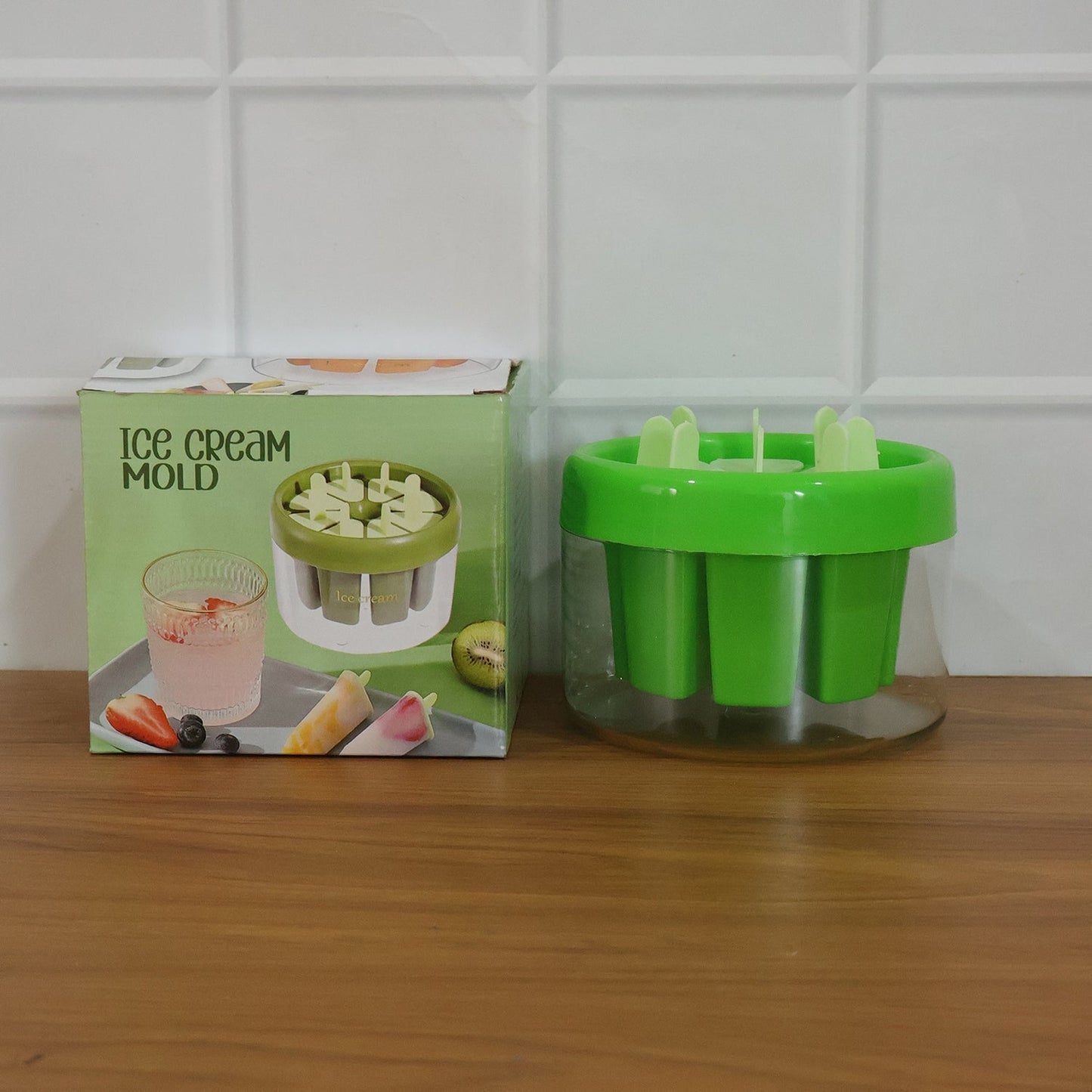 Plastic Ice Candy Maker 8 Mold Set