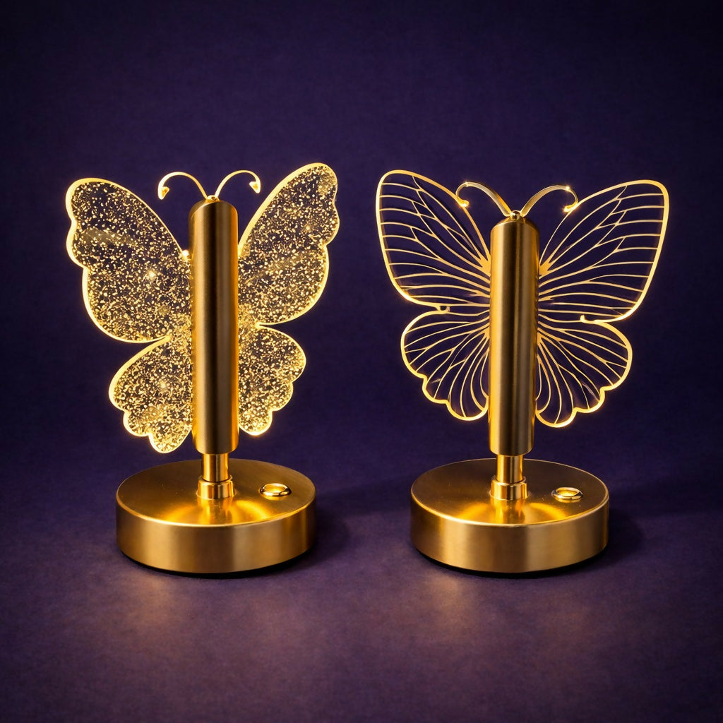 Butterfly LED Table Lamp Decorative Warm Light Night Lamp (Pattern may vary)