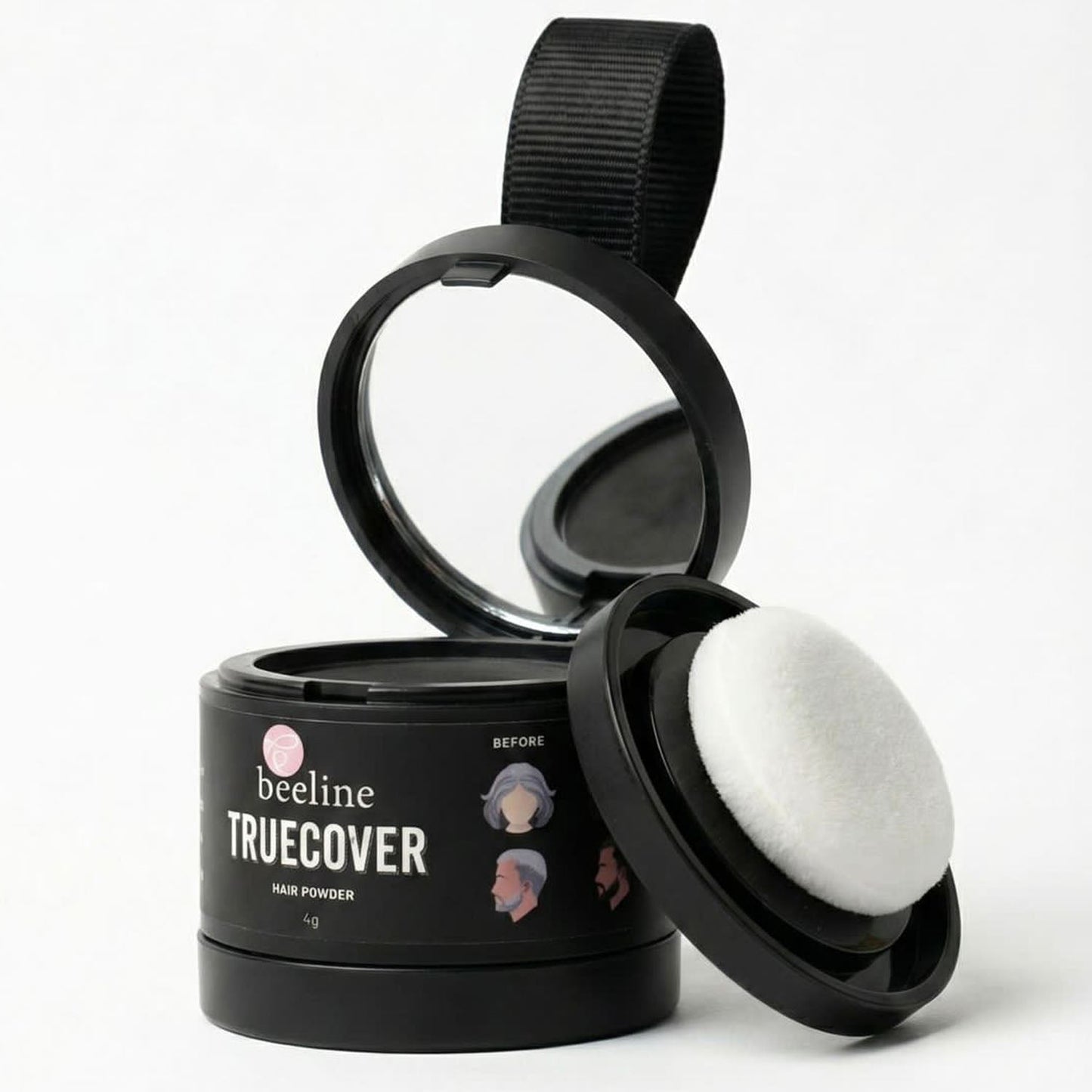 Magic Hairline Color Powder (1 Pc, 4 Black Color)