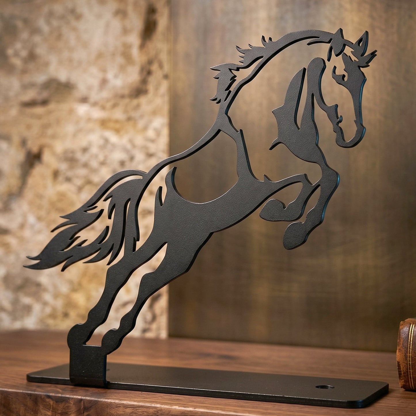 Premium Metal Horse Sculpture Table Décor (1 Pc)