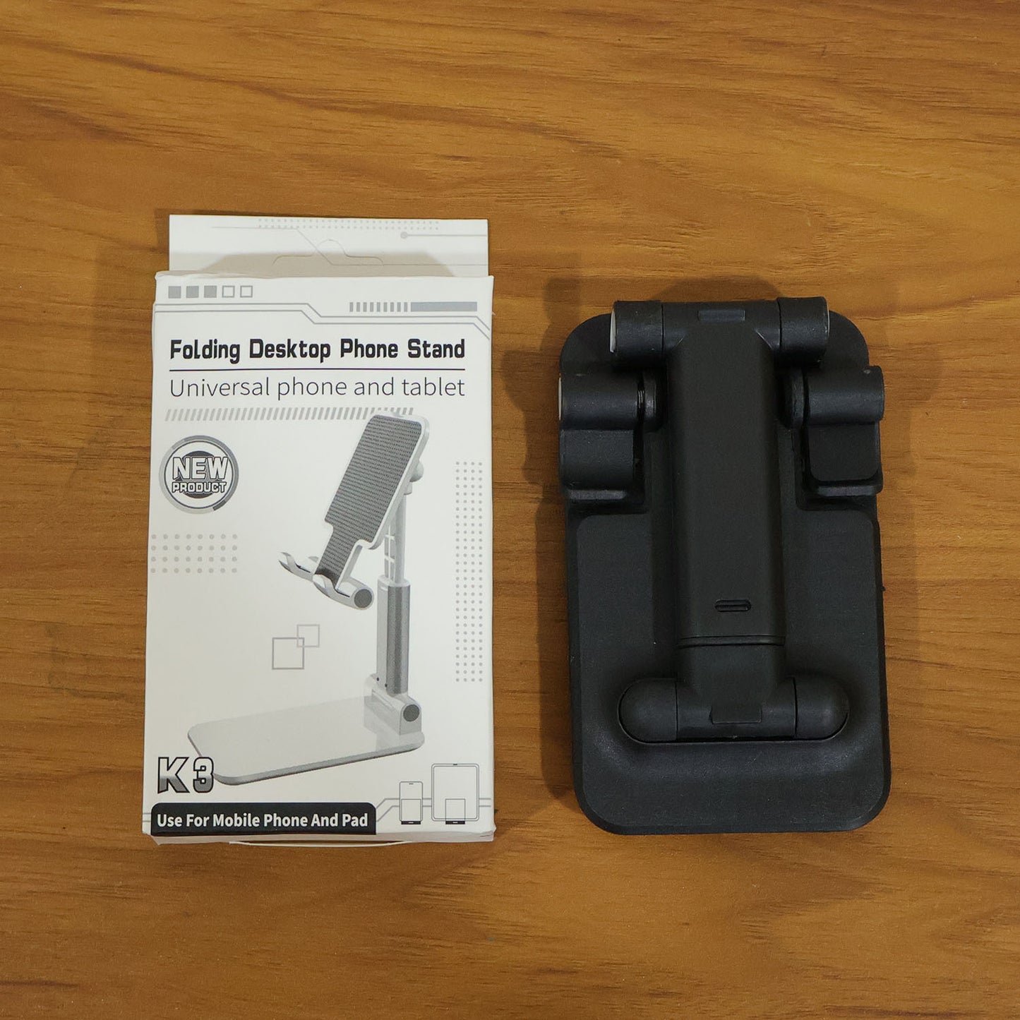 Foldable Adjustable Desktop Mobile Phone Stand Holder (1 Pc)