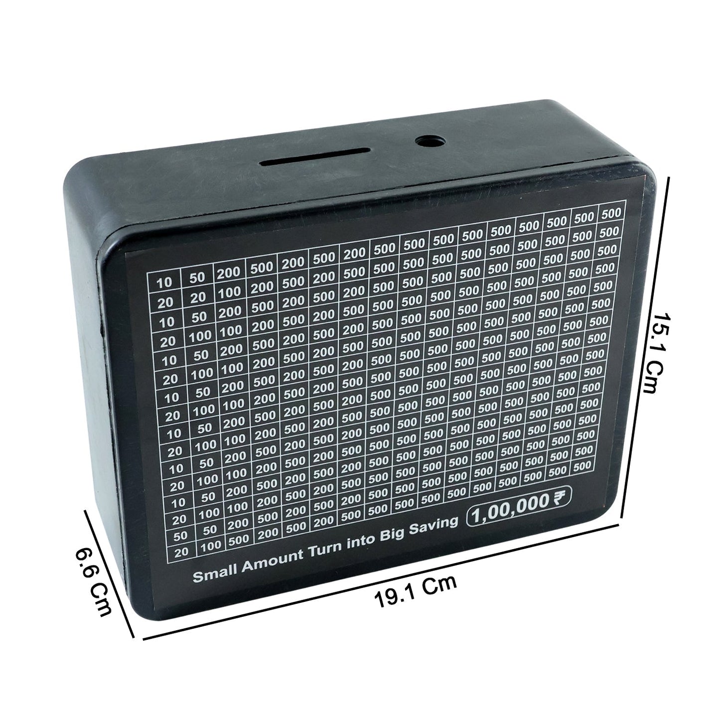 Reusable Money Saving Piggy Bank with Black Gel Pen (15 × 19 cm, 1 Pc)