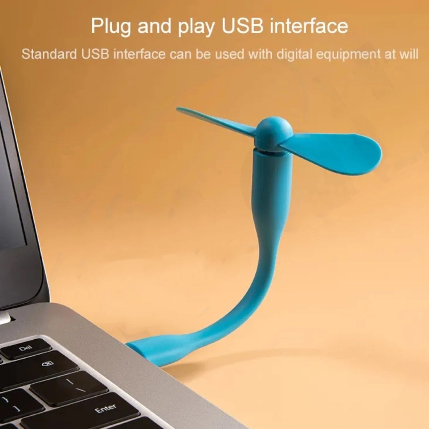 Portable USB Mini Flexible Fan (1 Pc)