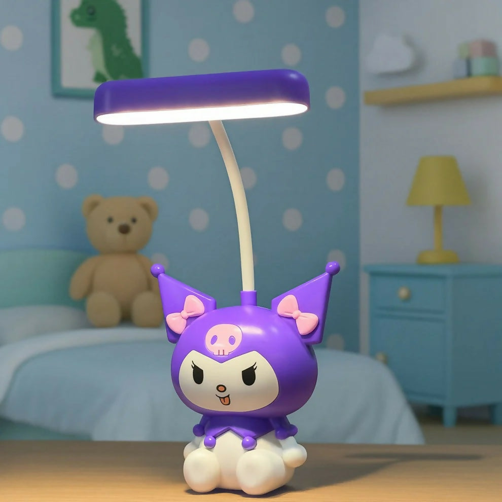 Cute Cartoon LED Desk Lamp for Kids Study and Bedside Use
