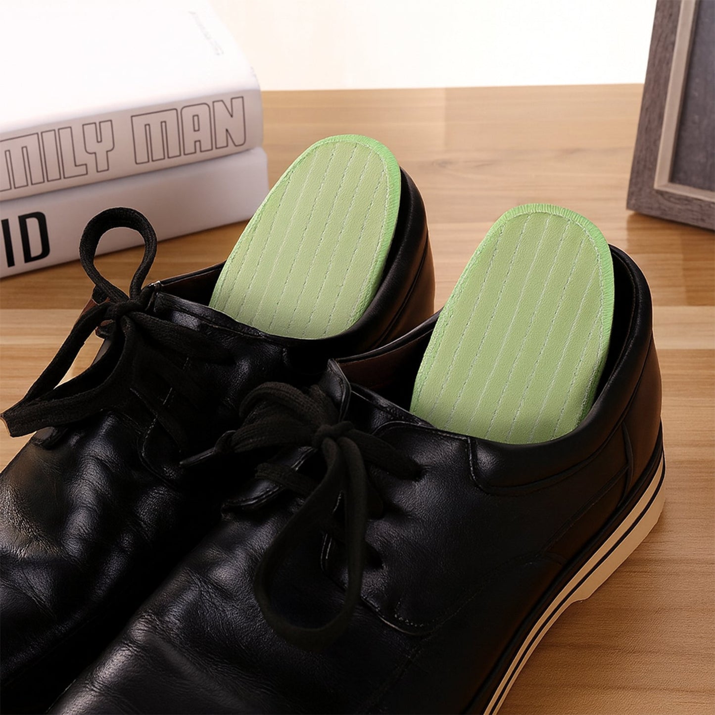 Premium Comfort Shoe Insoles for Daily Foot Support Size 40 (1 Pair / Mix Design)