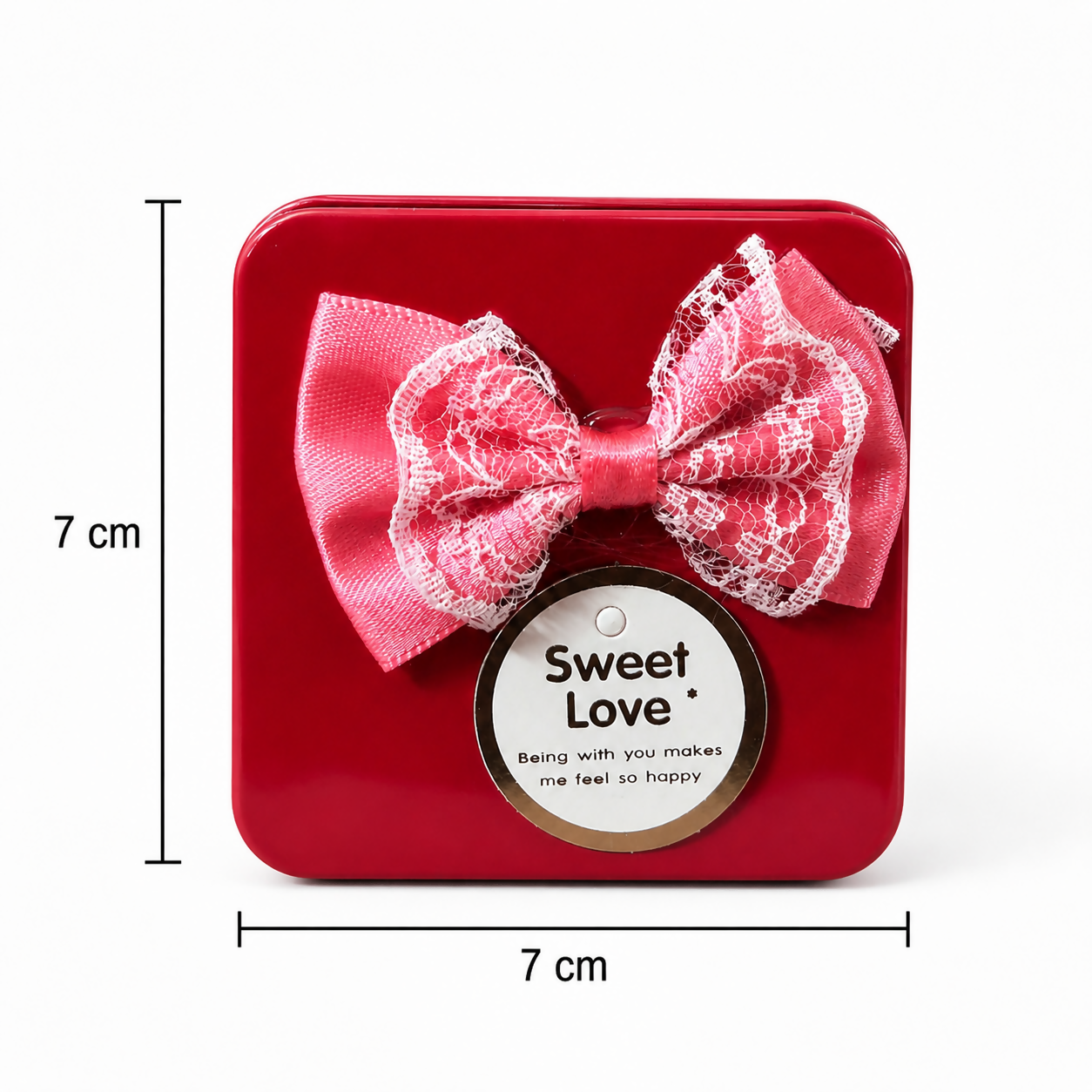 Mini Gift Box with Bow – Decorative Storage & Jewelry Box