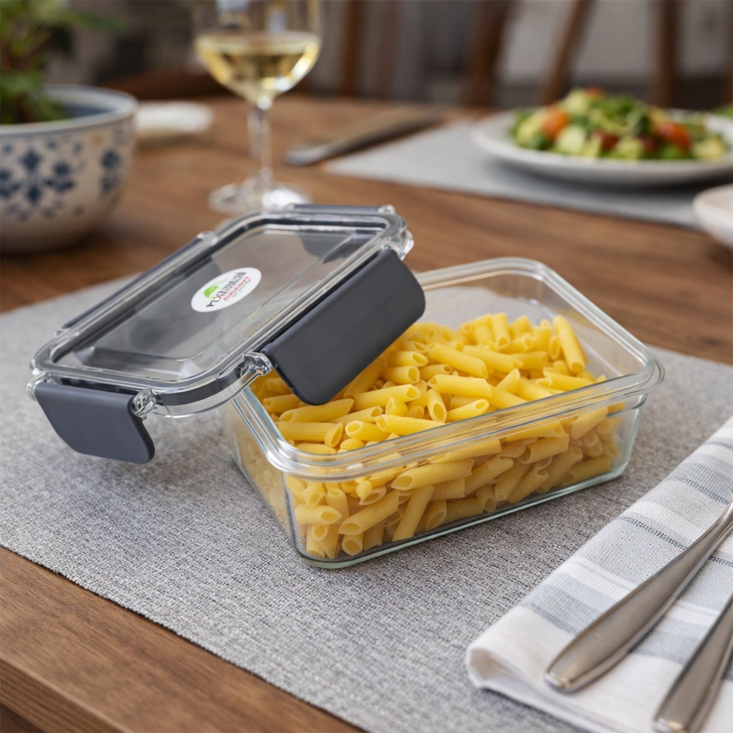 Airtight Sealed Food Storage Container Set (2 Pc Set, 350 ML Approx)