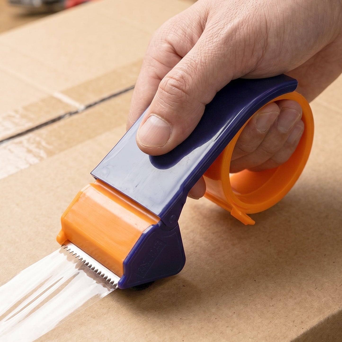 Heavy Duty 50MM Tape Cutter - Sharp Blade Packaging Tool