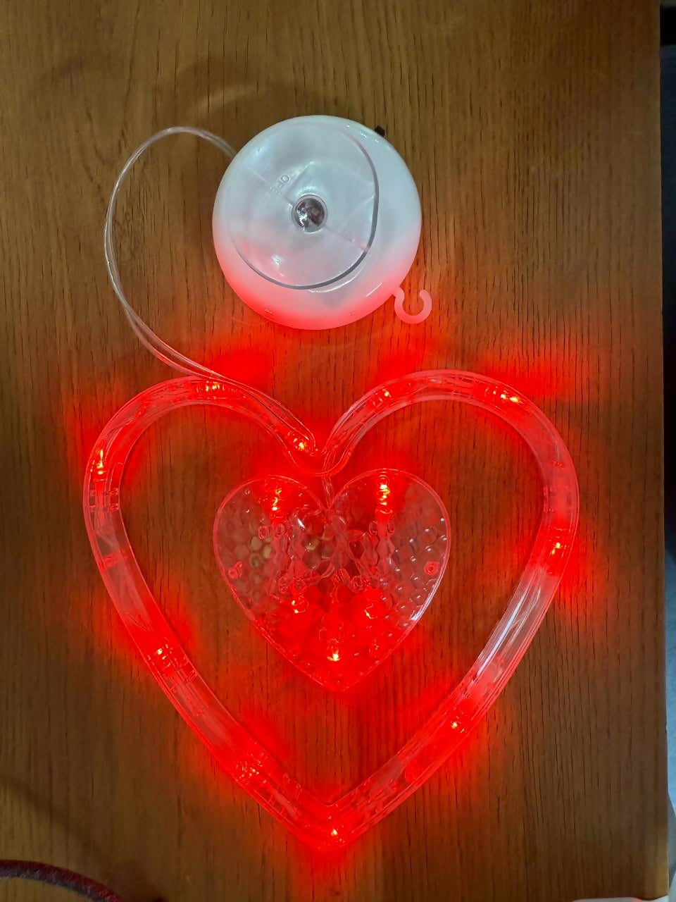 Heart Shape LED Hanging Decorative Light for Balcony, Bedroom & Home Decor