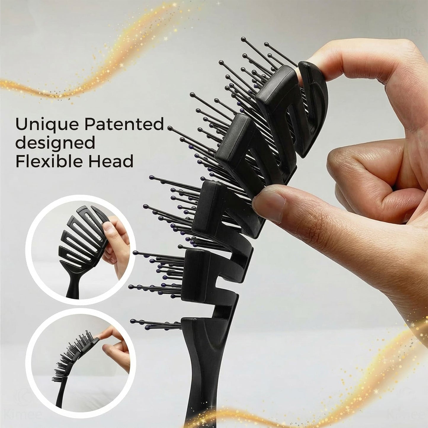 Premium Detangling Hair Styling Hair Brush / Hair Comb with Flexible Vent Design