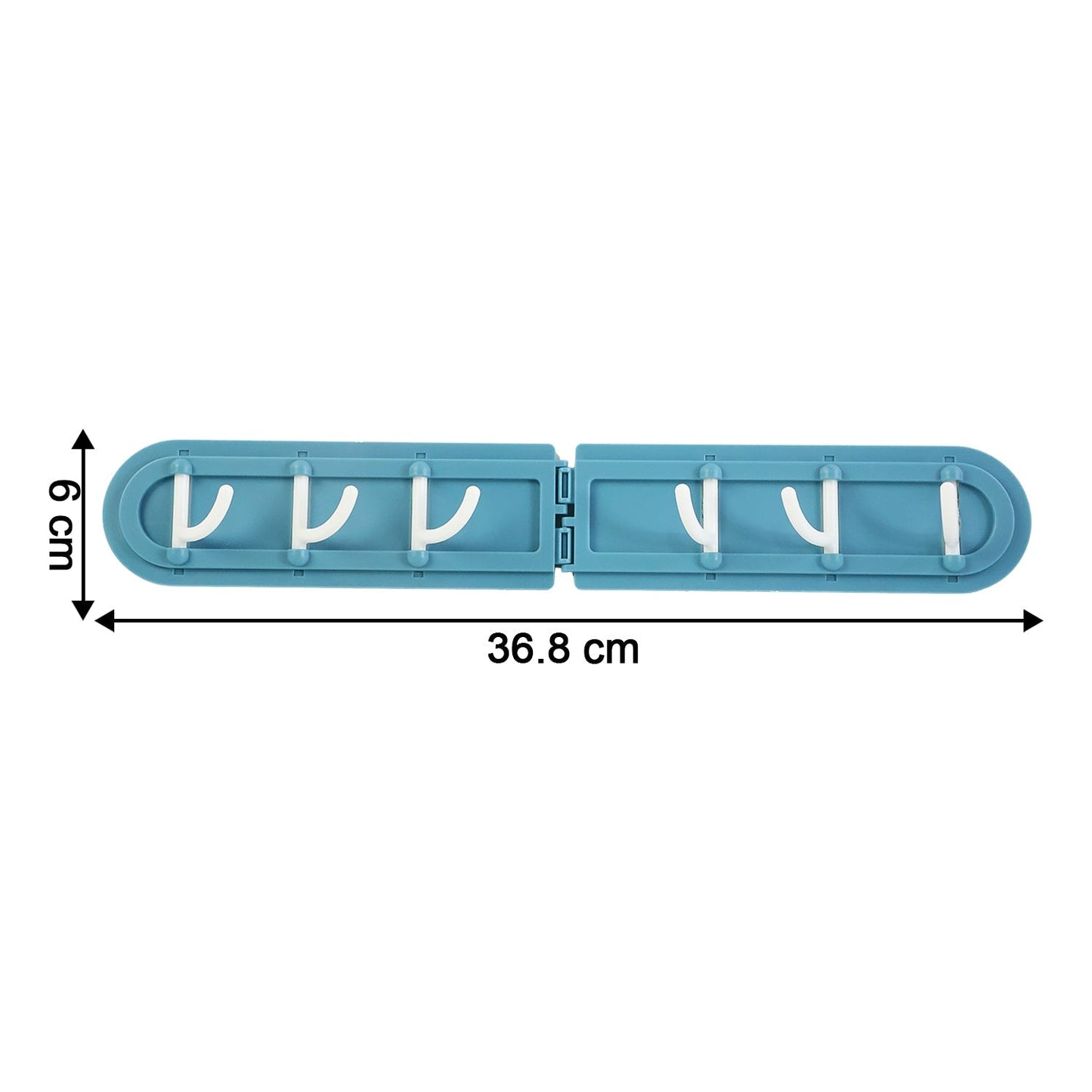 Foldable Rotating Wall-Mounted Multipurpose Hook Rack (1 Pc)