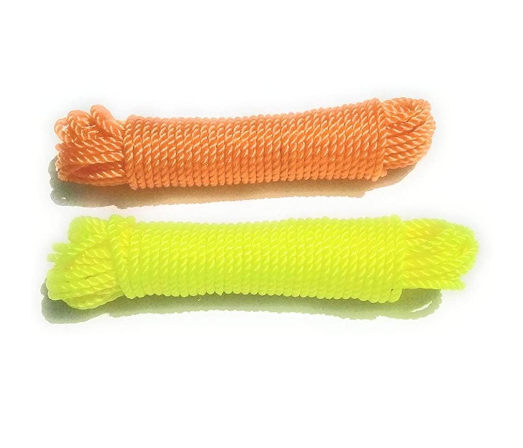 Multipurpose Rope For Both Indoor And Outdoor Purpose (8 Meter / 1 Pc / Mix Color)