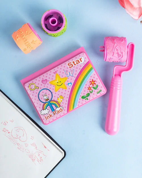 Roller Stamp used in all types of household places by kids and children’s for playing purposes.