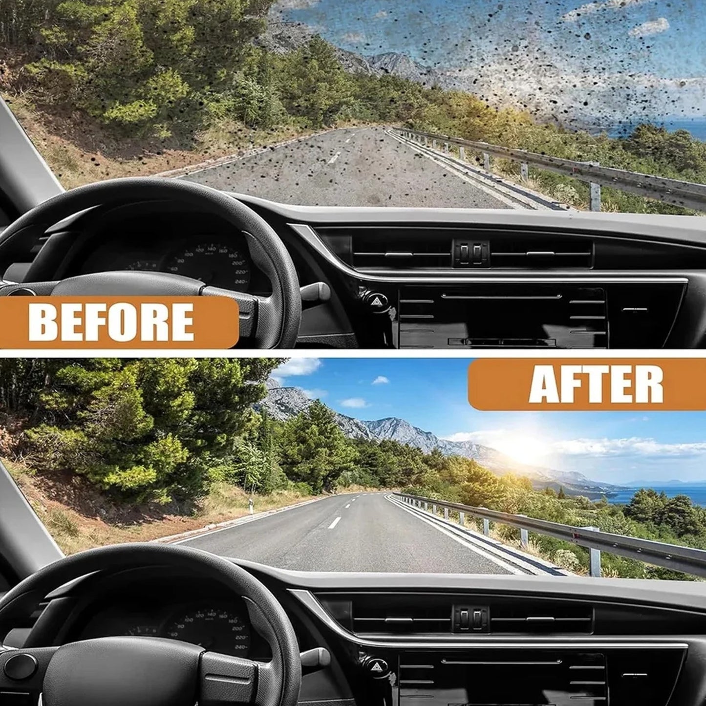 Car Windshield Glass Cleaning Effervescent Tablet (1 Pc)