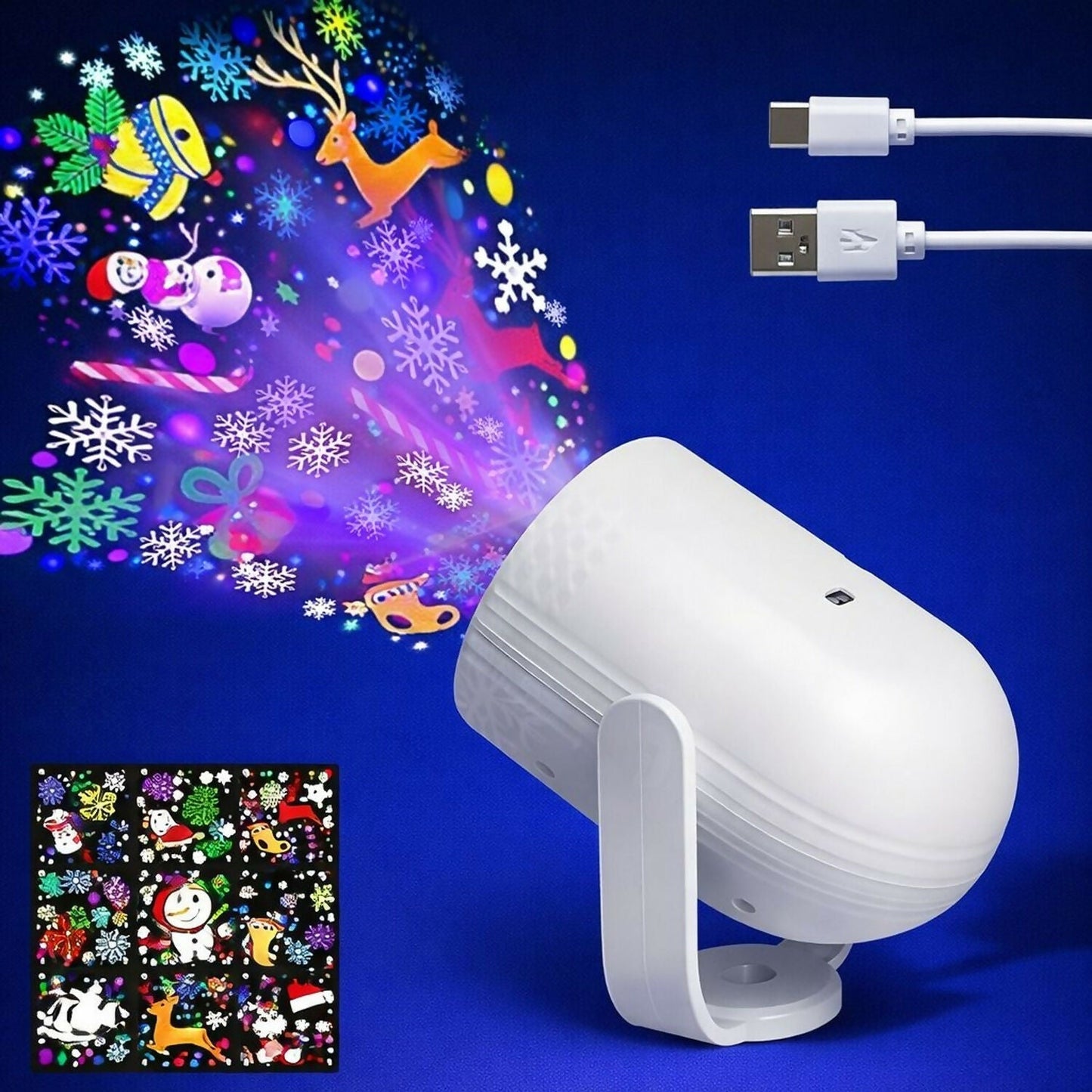 LED Projection Night Light Star Projector for Kids Room & Bedroom Decor