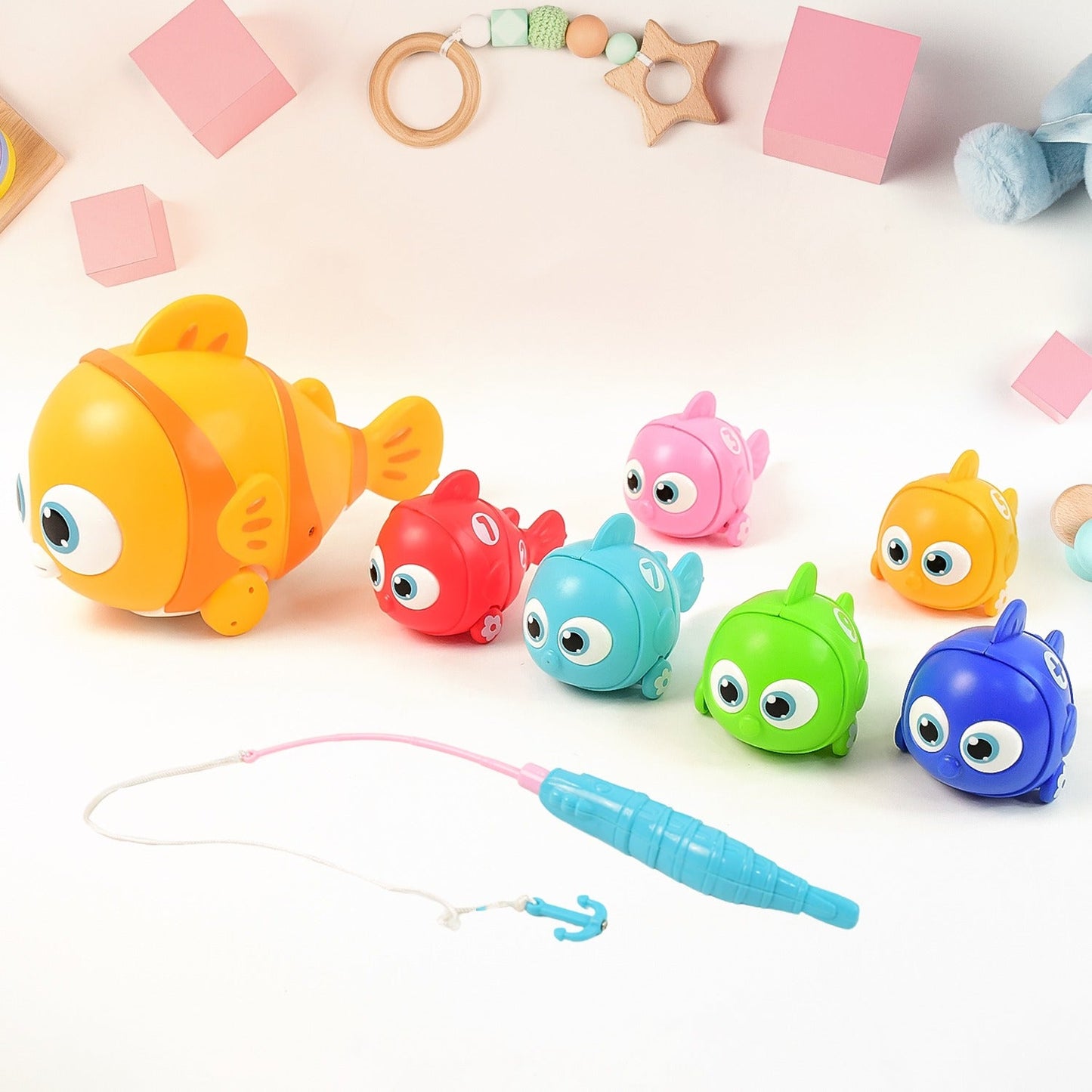 Electroplay 7-in-1 Magnetic Fishing Toy Set for Kids