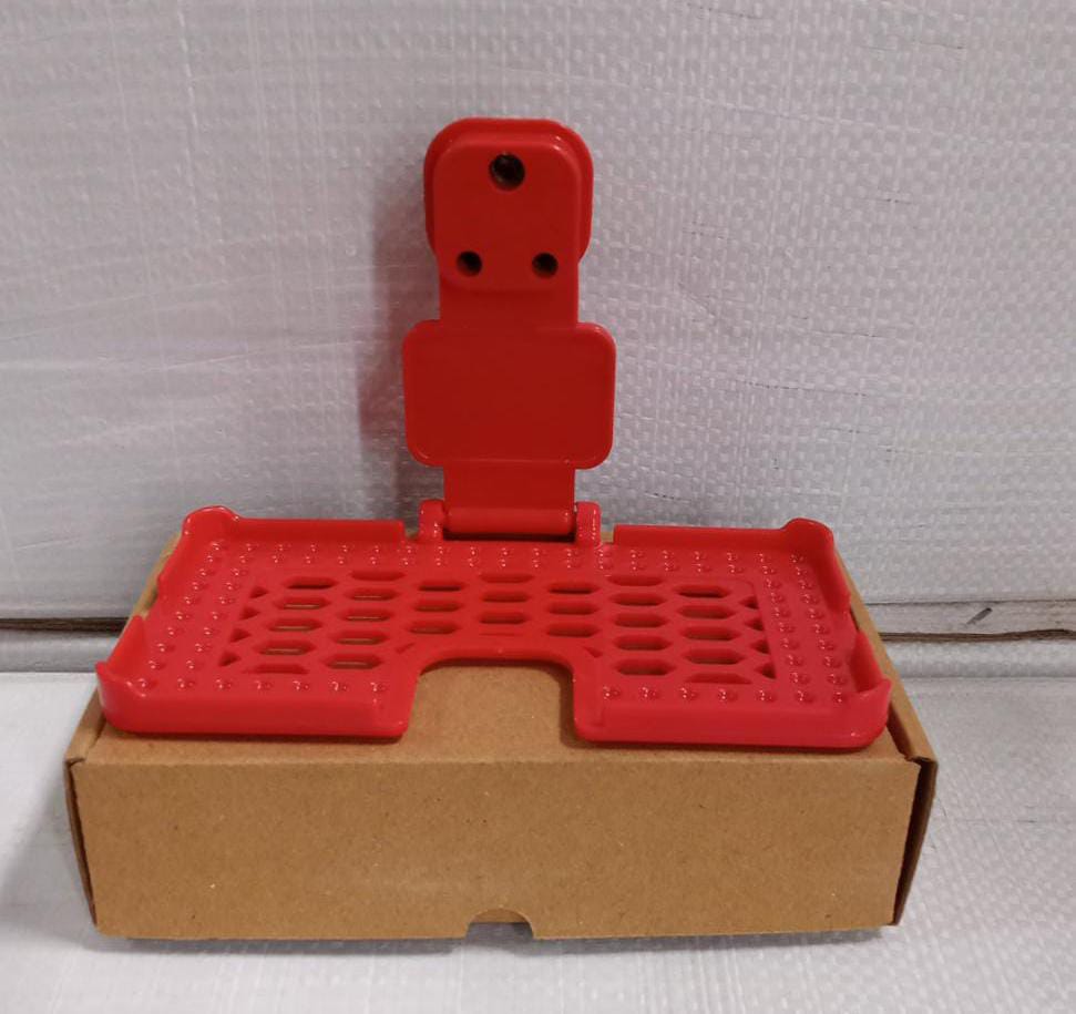 Multi-Purpose Wall Holder Stand for Mobile Charging (Red)