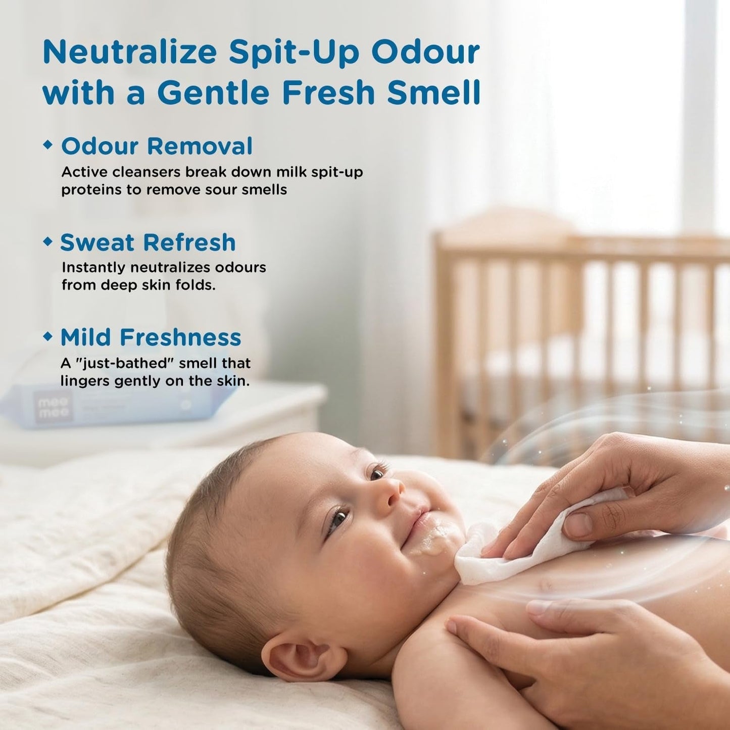 Travel Fresh Baby Wet Wipes Pack Gentle Soft Cleansing for Babies (1 Pack)