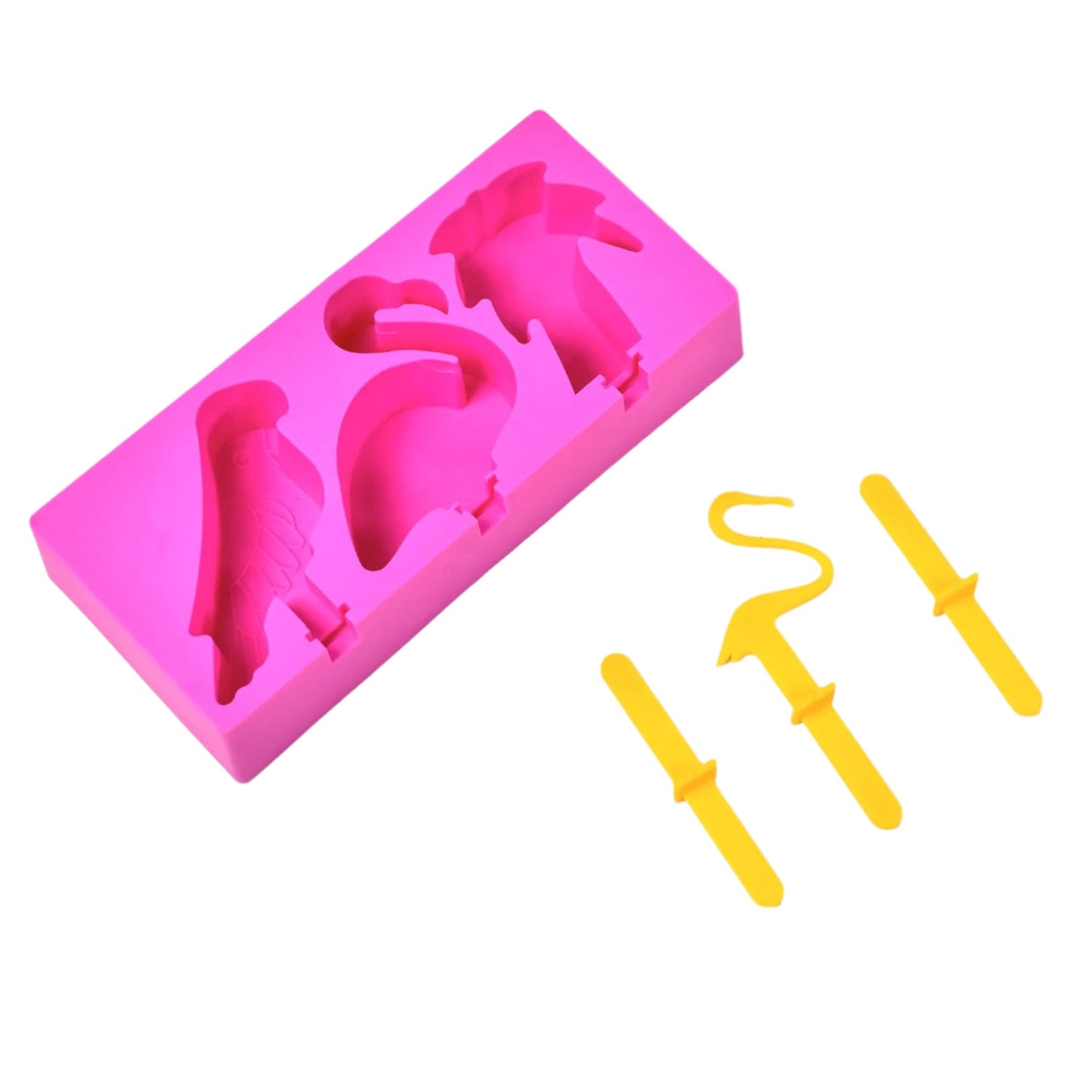 Fancy Ice Candy Mould Maker - Food-Grade Reusable sicle Molds, Ice Cream and Kulfi Sticks for All Ages