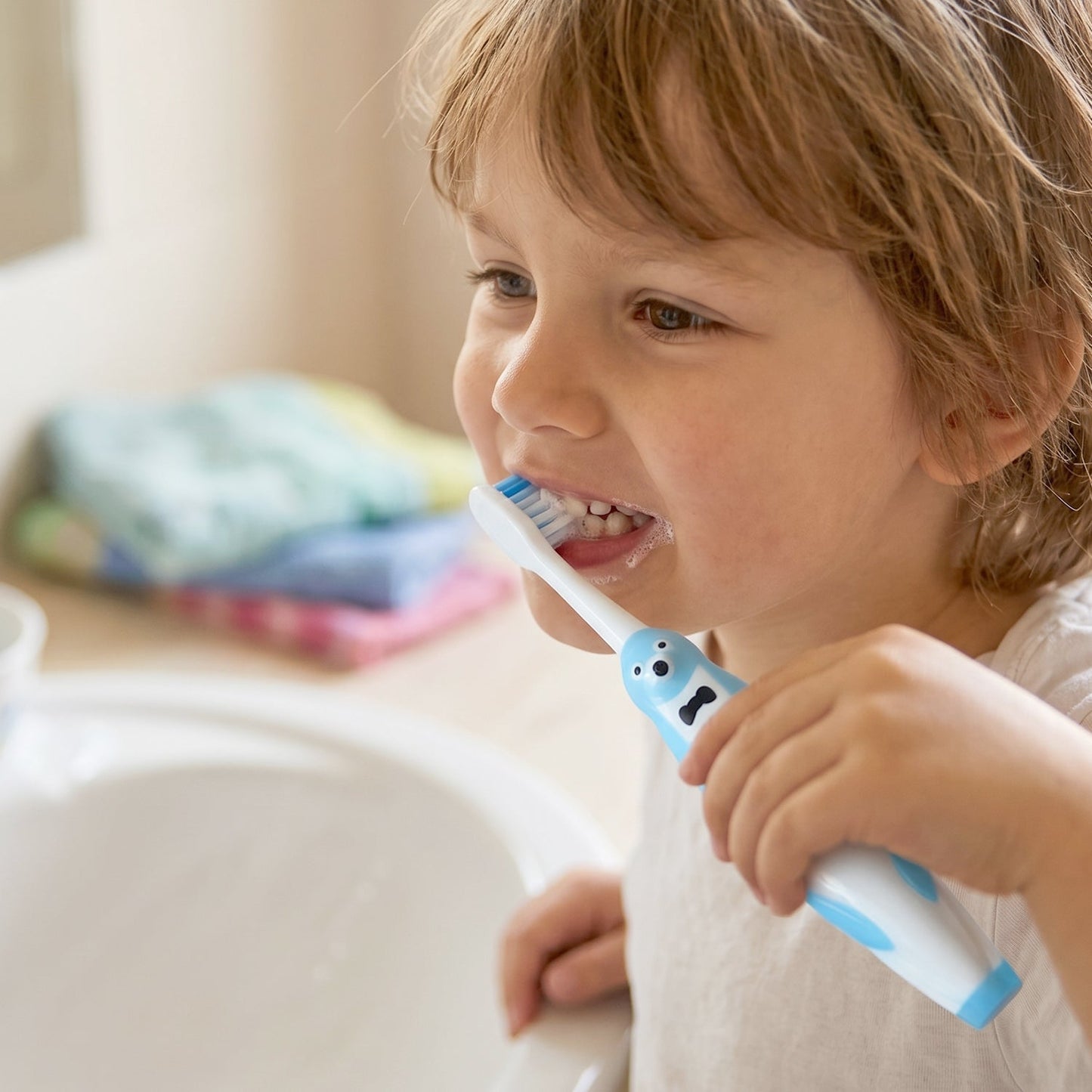 Kids Toothbrush and Airplane Keychain Toy Set