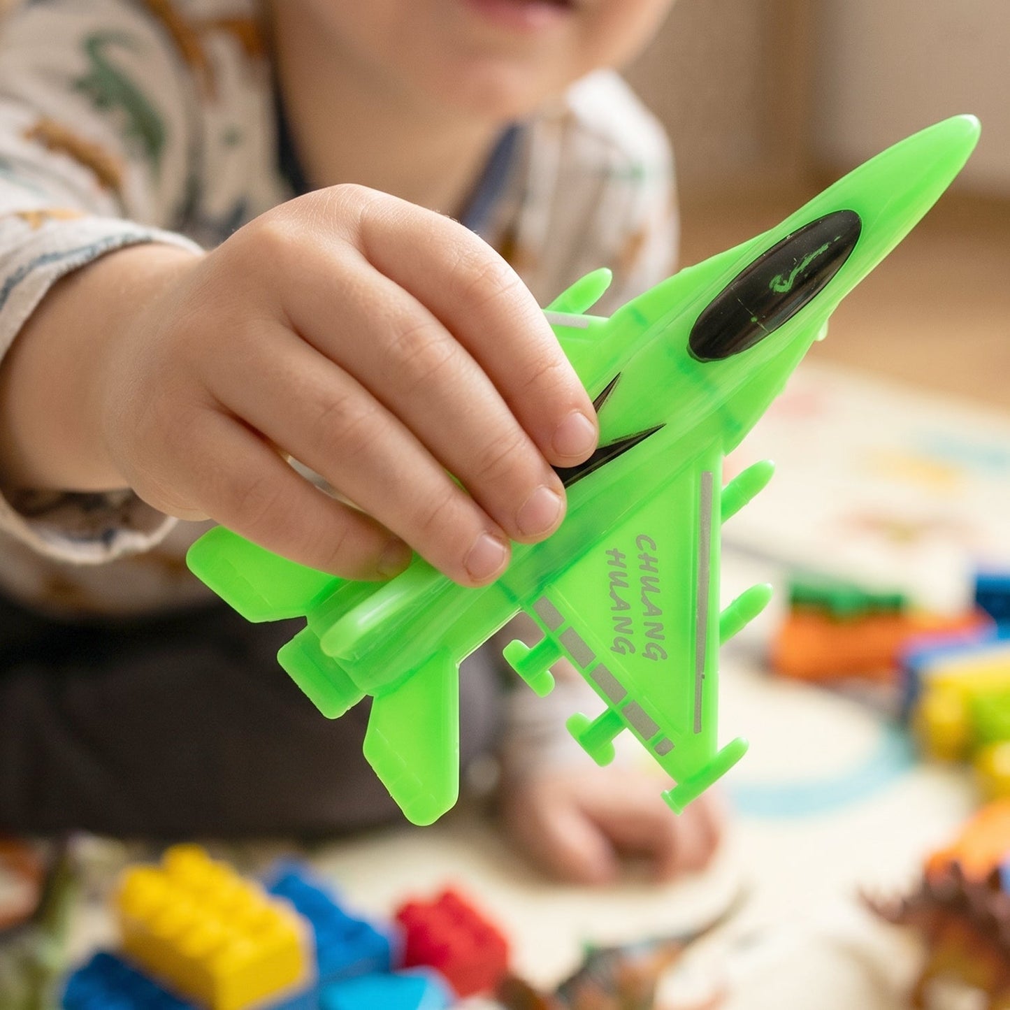 Kids Toothbrush and Airplane Keychain Toy Set