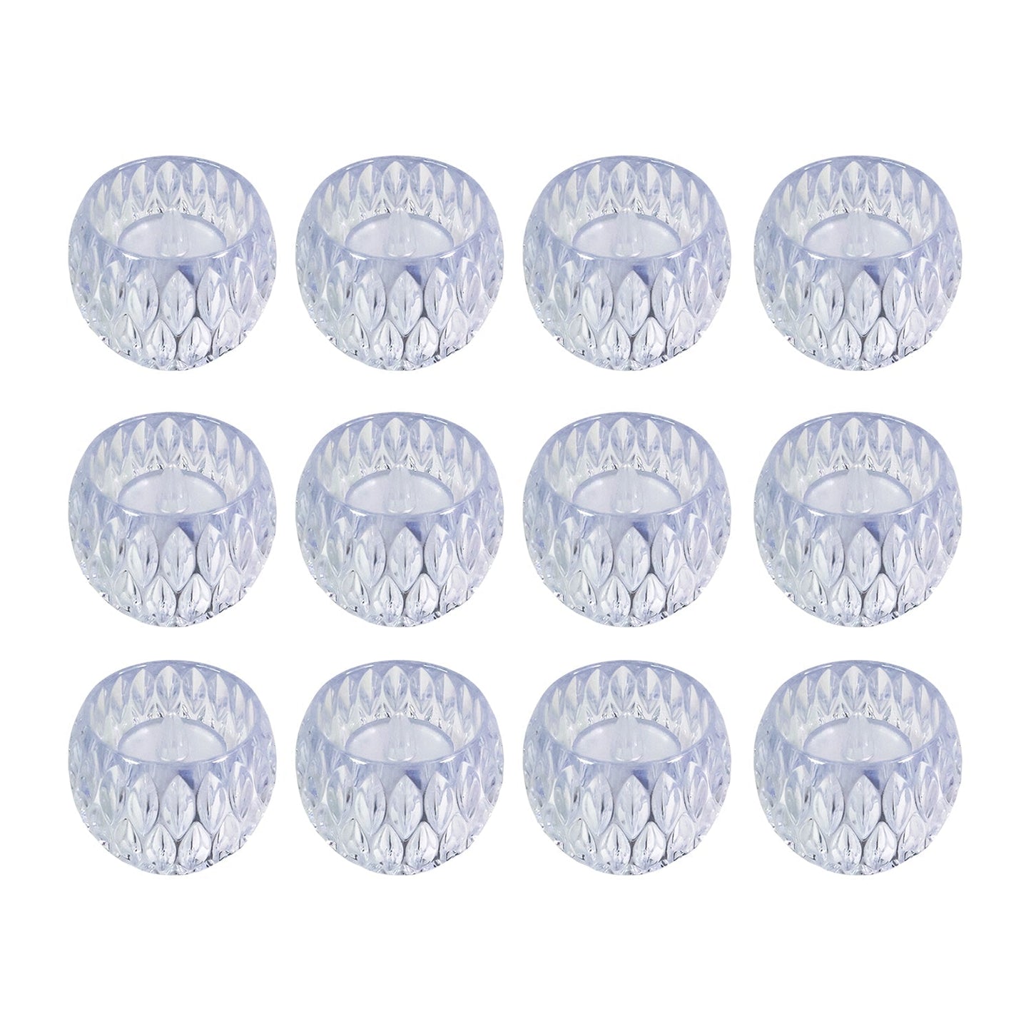 Set of 12 Crystal Style LED Decorative Lamps / Candle