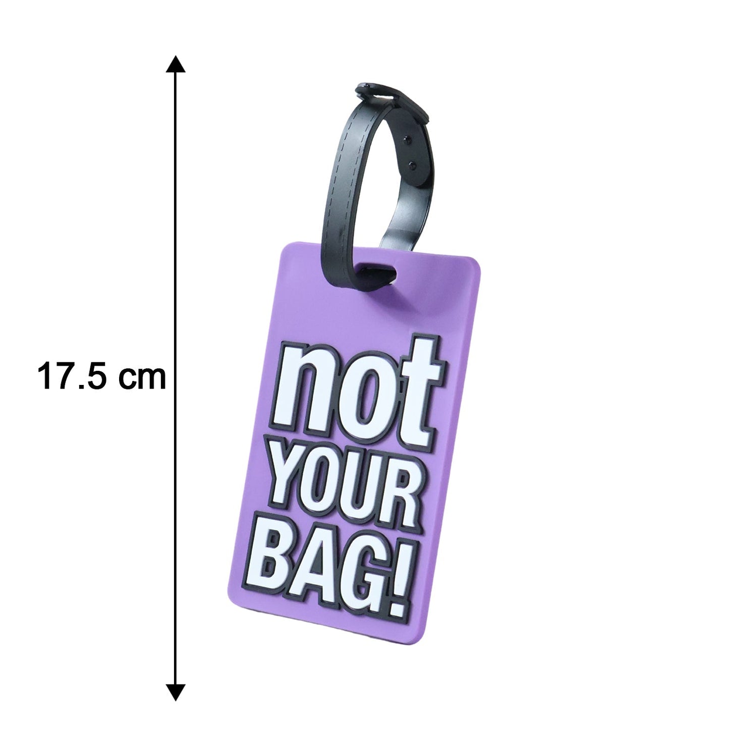 Travel Identification Luggage Bag Tag with Bold “Not Your Bag (1 Pc)