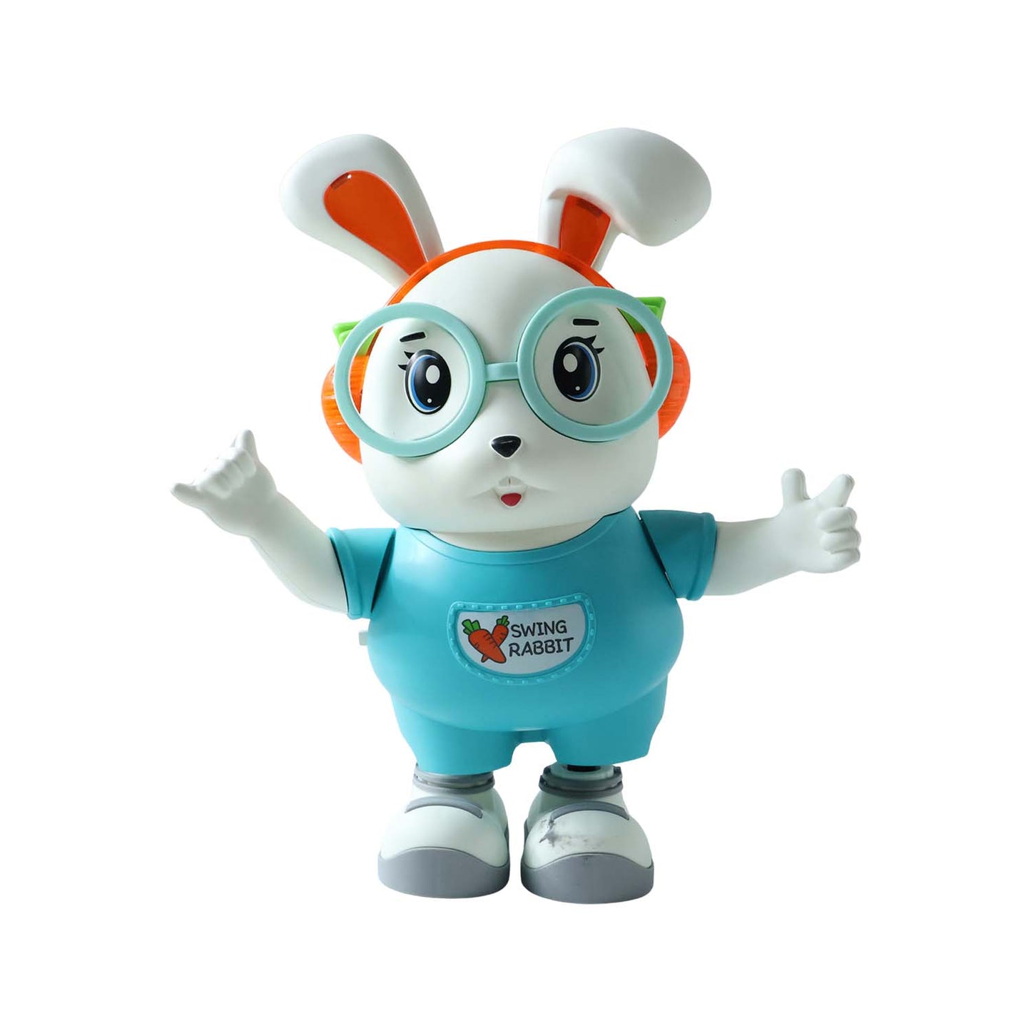 Swing Rabbit Musical Dancing Toy with Light-Up Ears (1 Pc)