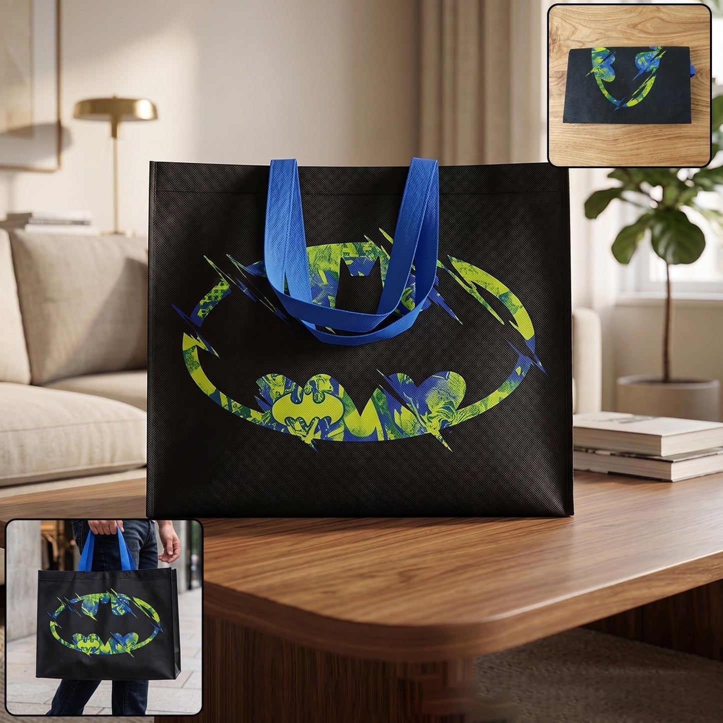 Premium Large Multipurpose Carry Hand Bag (1 Pc, 33x43 Cm)