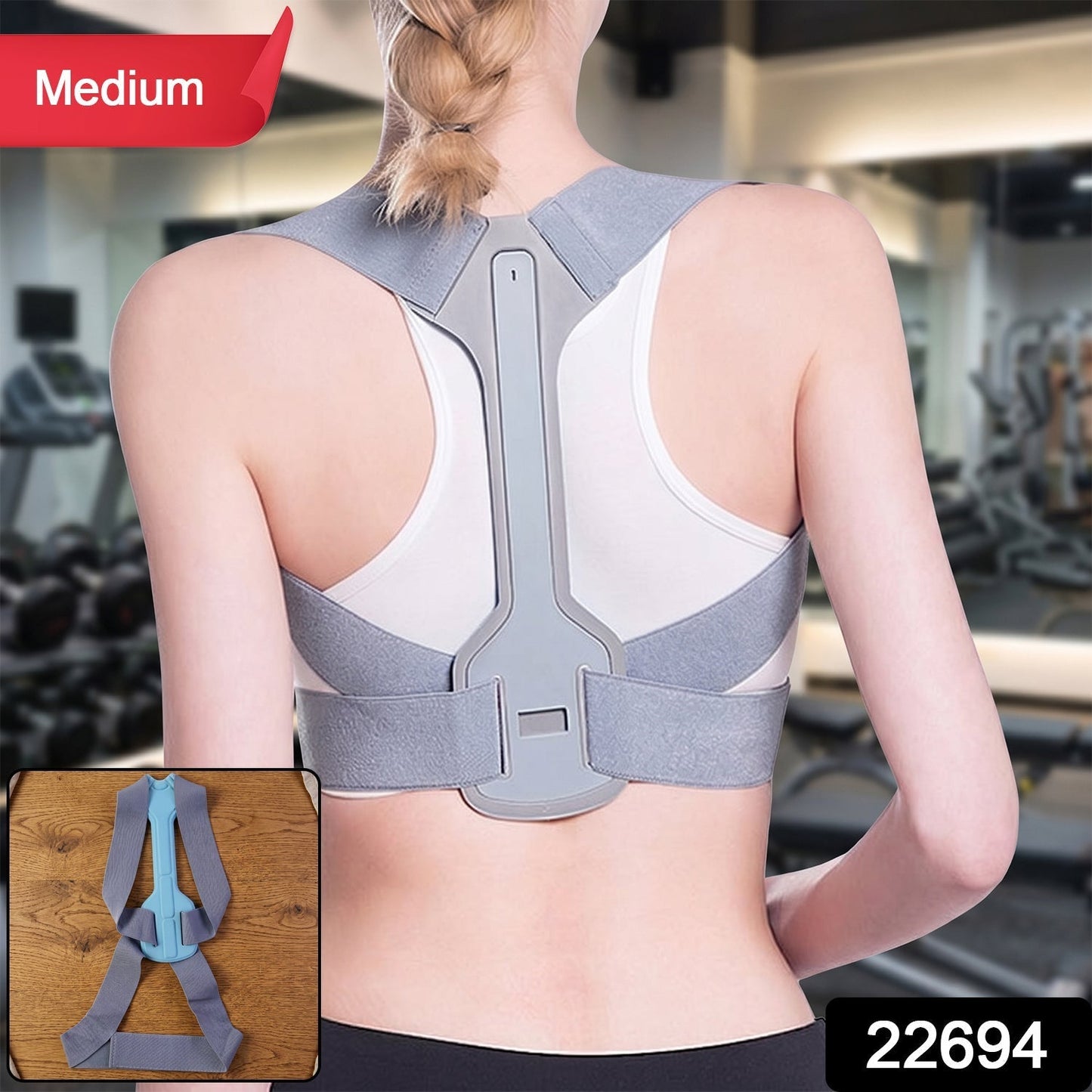 Premium Back Posture Corrector Belt for Gym Use