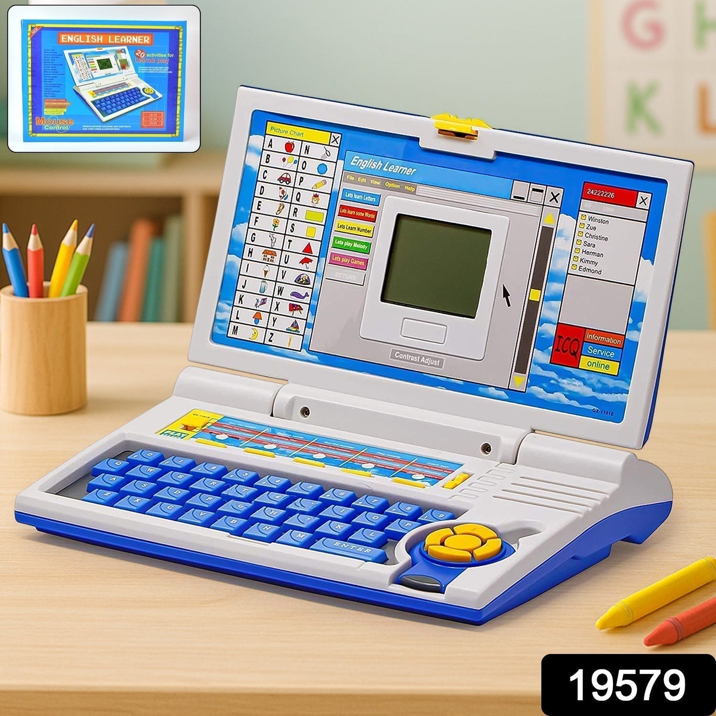 English Learner Educational Laptop Toy – 20 Learning Activities