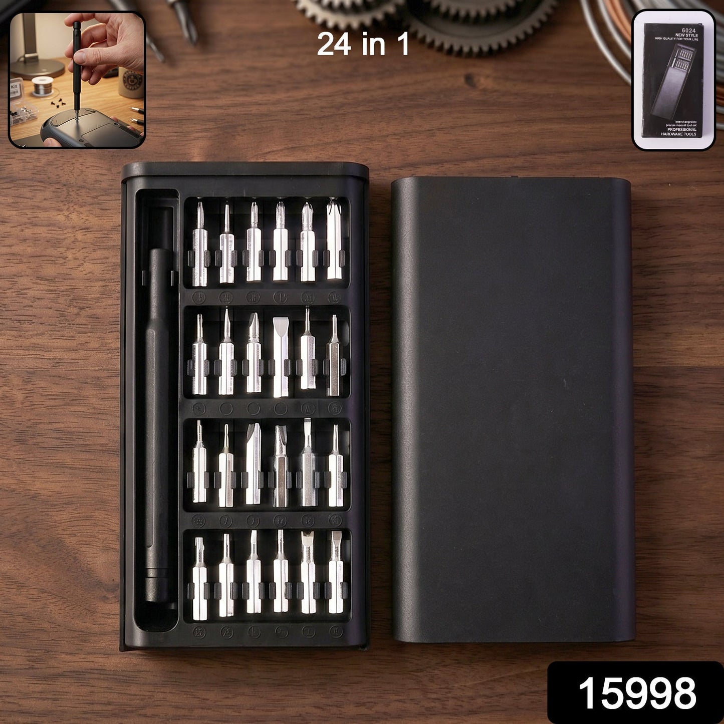 24 in 1 Precision Screwdriver Tool Kit - Medium Size (1 Set)
