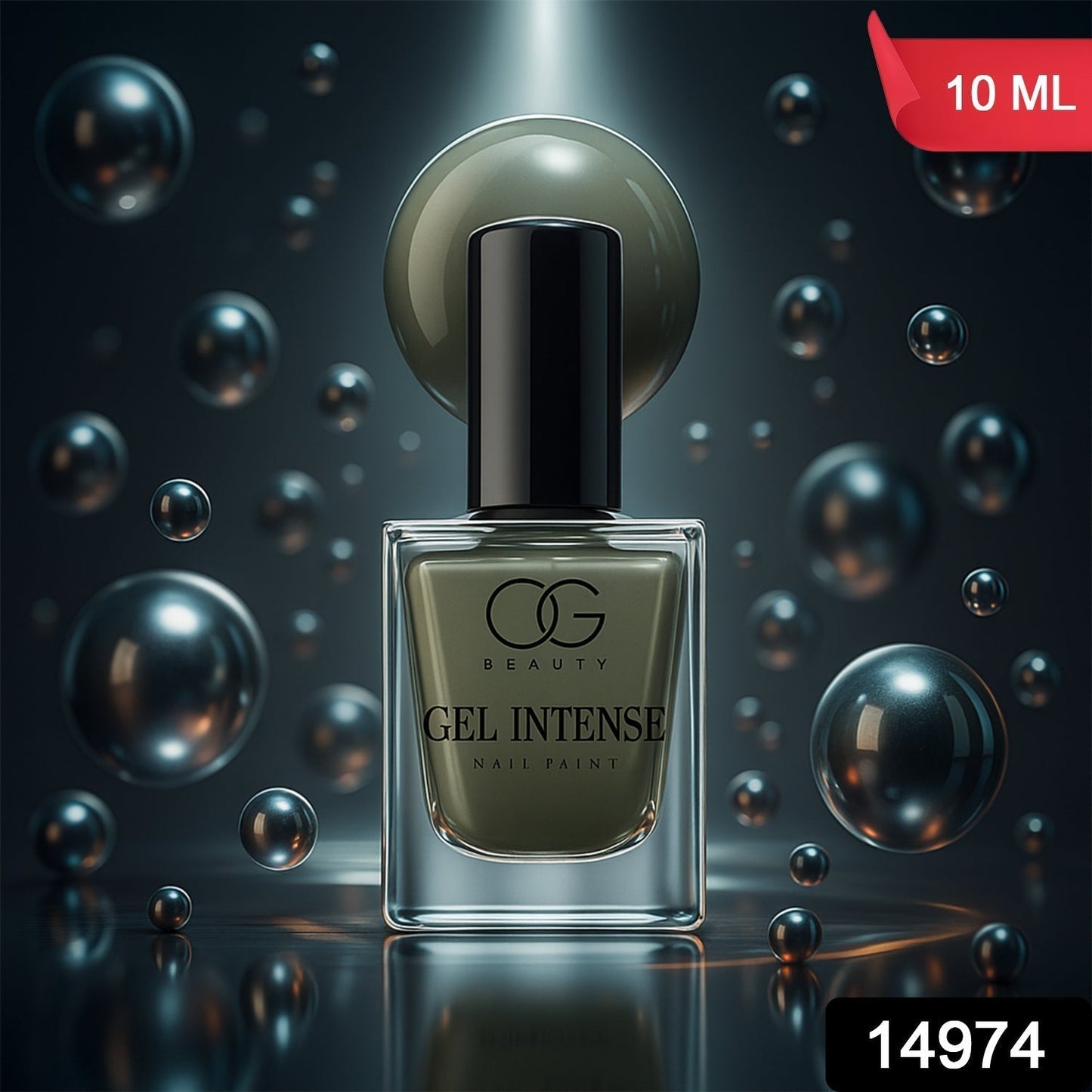 OG Beauty Pearl Grey Gel Intense Nail Polish (1 Pc / 10 ML)