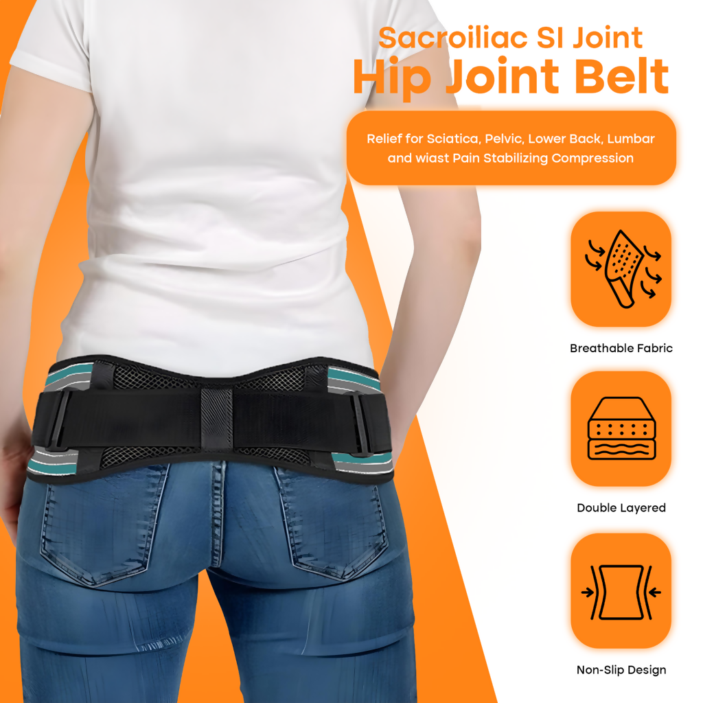 Small Size Adjustable Lower Back Support Belt for Waist & Hip