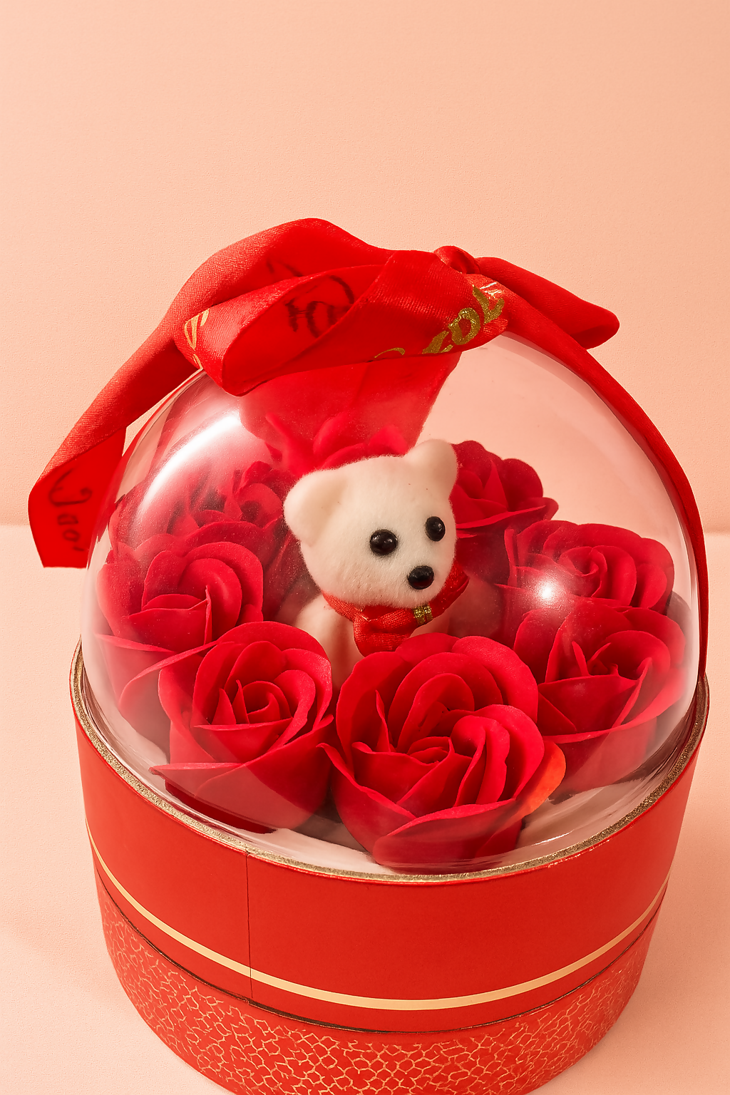 Romantic Red Dome Shaped Gift Box