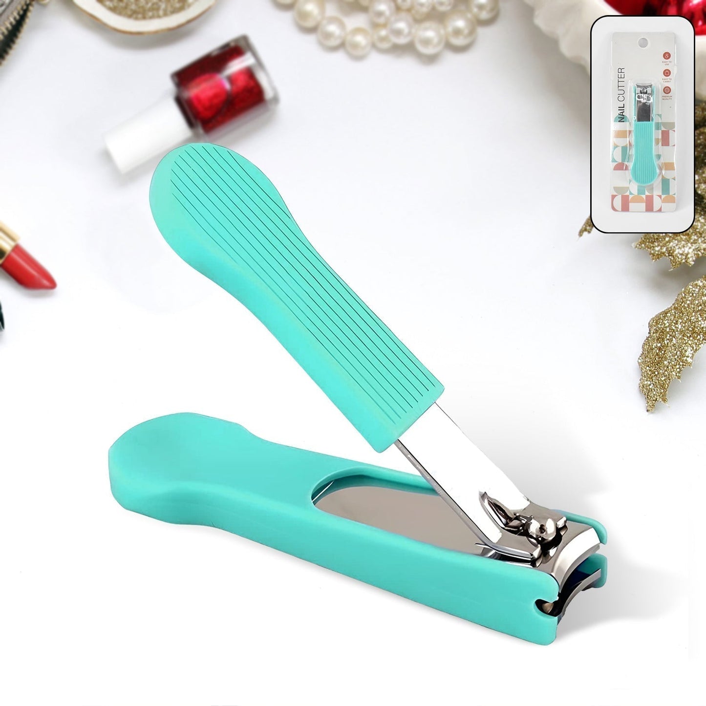 Nail Clippers Adult Nail Clippers Plastic / Big Nail Clippers (1 Pc)
