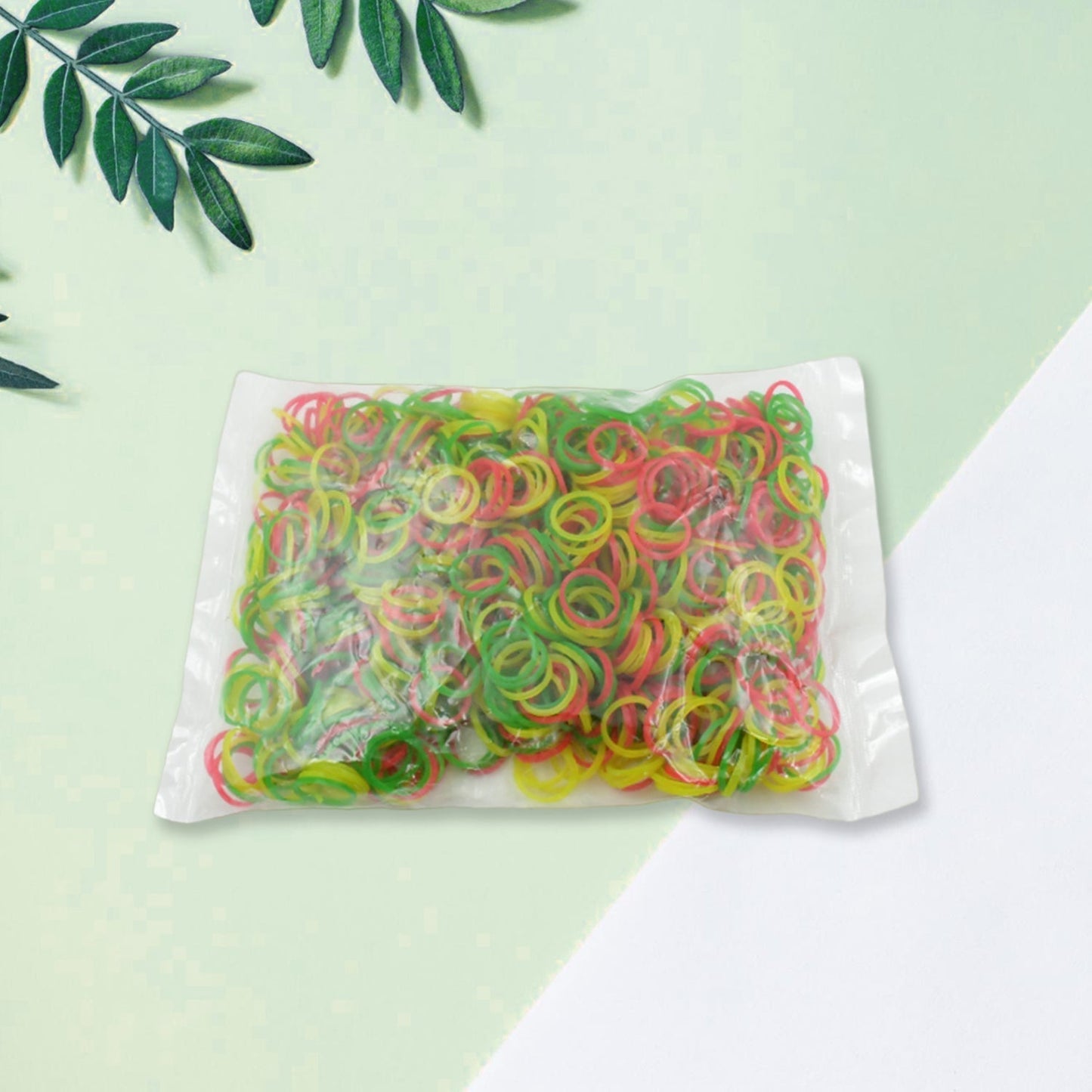 Rubber Band For Office/Home and Kitchen Accessories Item Products, Elastic Rubber Bands, Flexible Reusable Nylon Elastic Unbreakable, For Stationery, School  Multicolor (1 Inch, 50 GM), Hair accessories