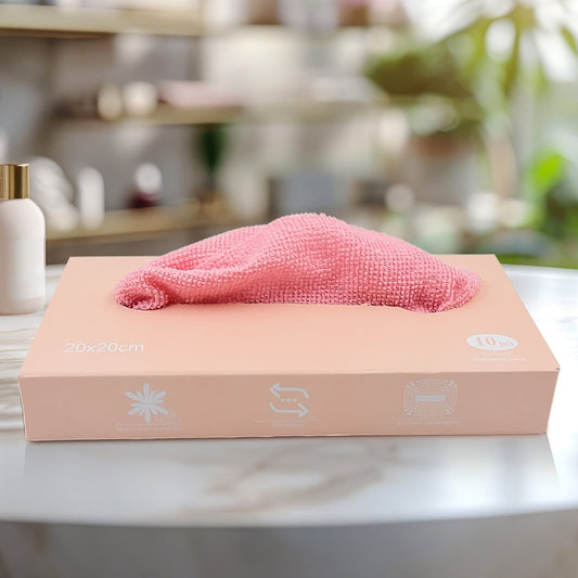 Microfiber Cleaning Cloth with Box (10 Pcs Set)