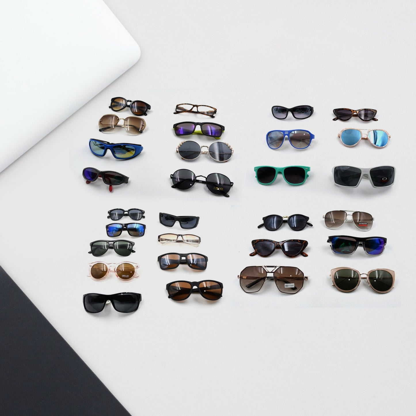 Mixed Design Sunglasses for Outdoor UV Protection (1 Pc)