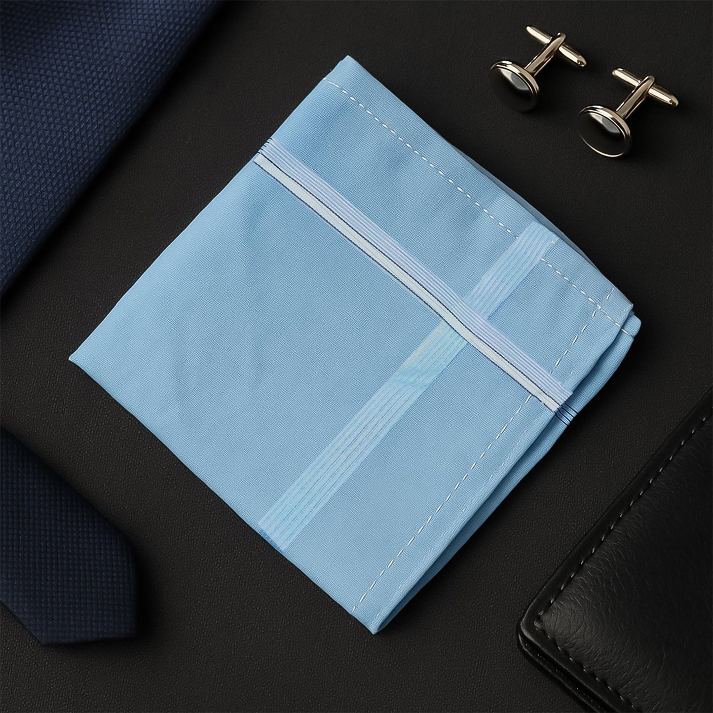 Premium Quality Soft Cotton Menâ€™s Handkerchief (40x40 cm / 1 Pc)