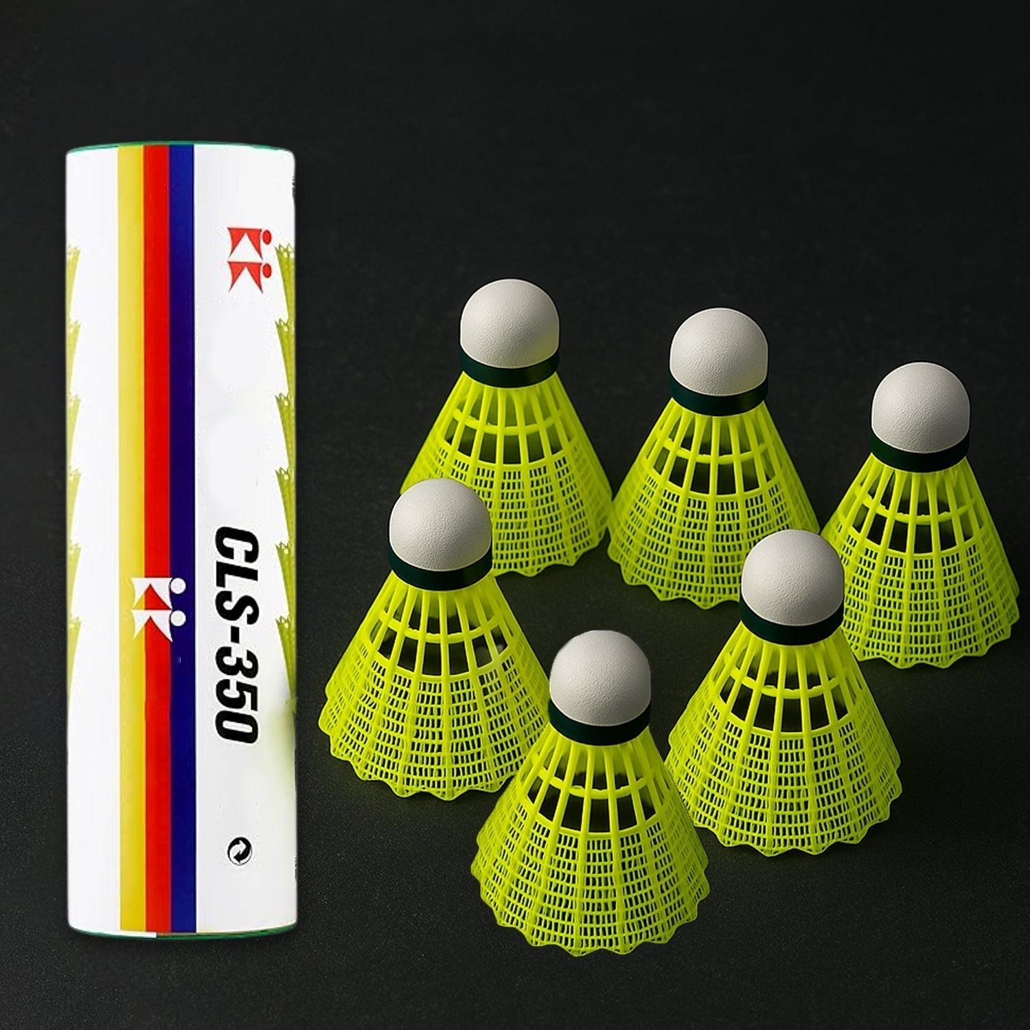 Konex Durable Plastic Shuttlecock (6 Pcs Set)