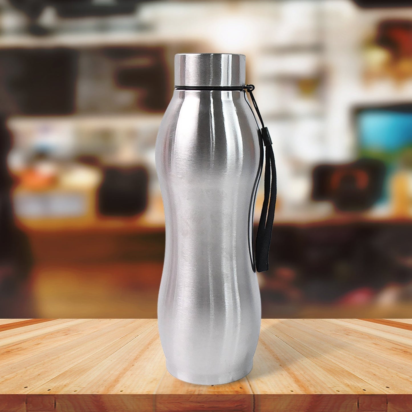 Stainless Steel Single Wall Vacuum-Insulated Drink Water Bottle (1000 ML)